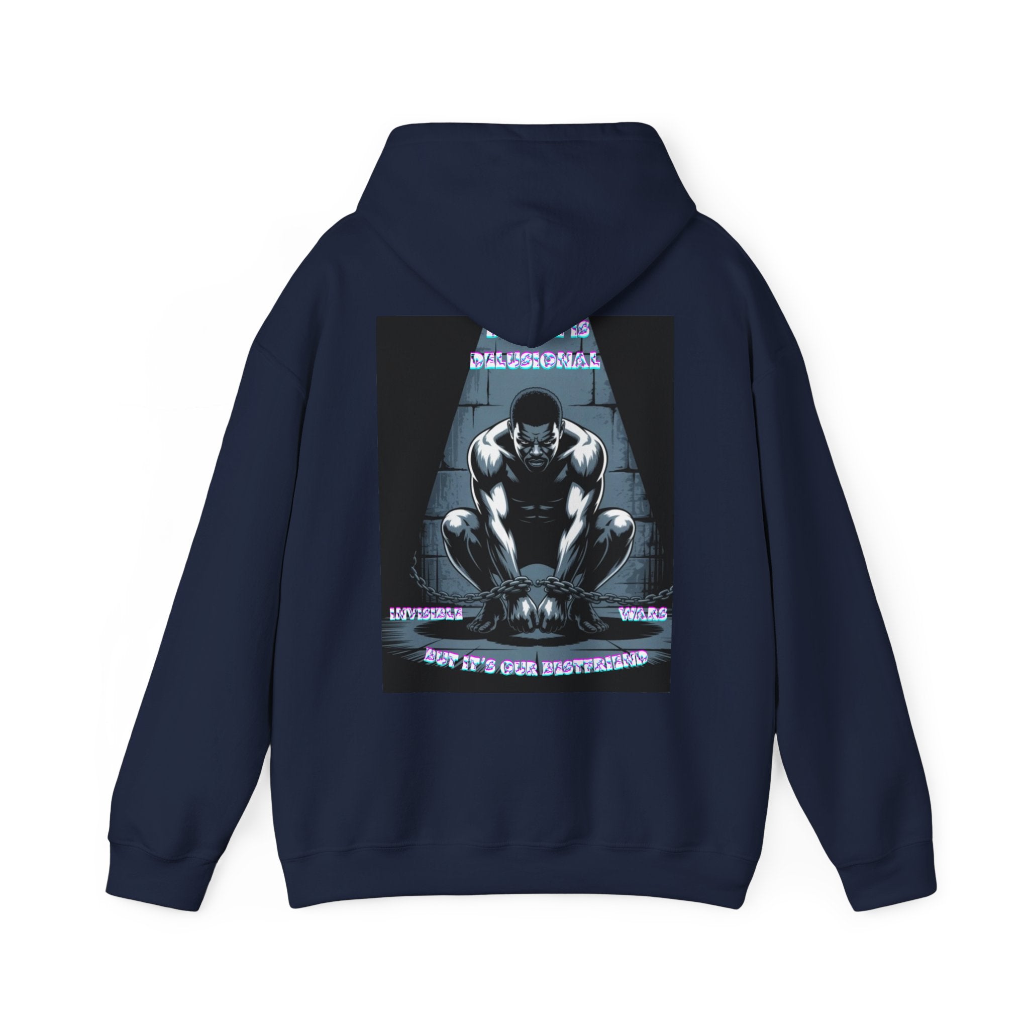 Men Hoodie • -Denial is Delusional