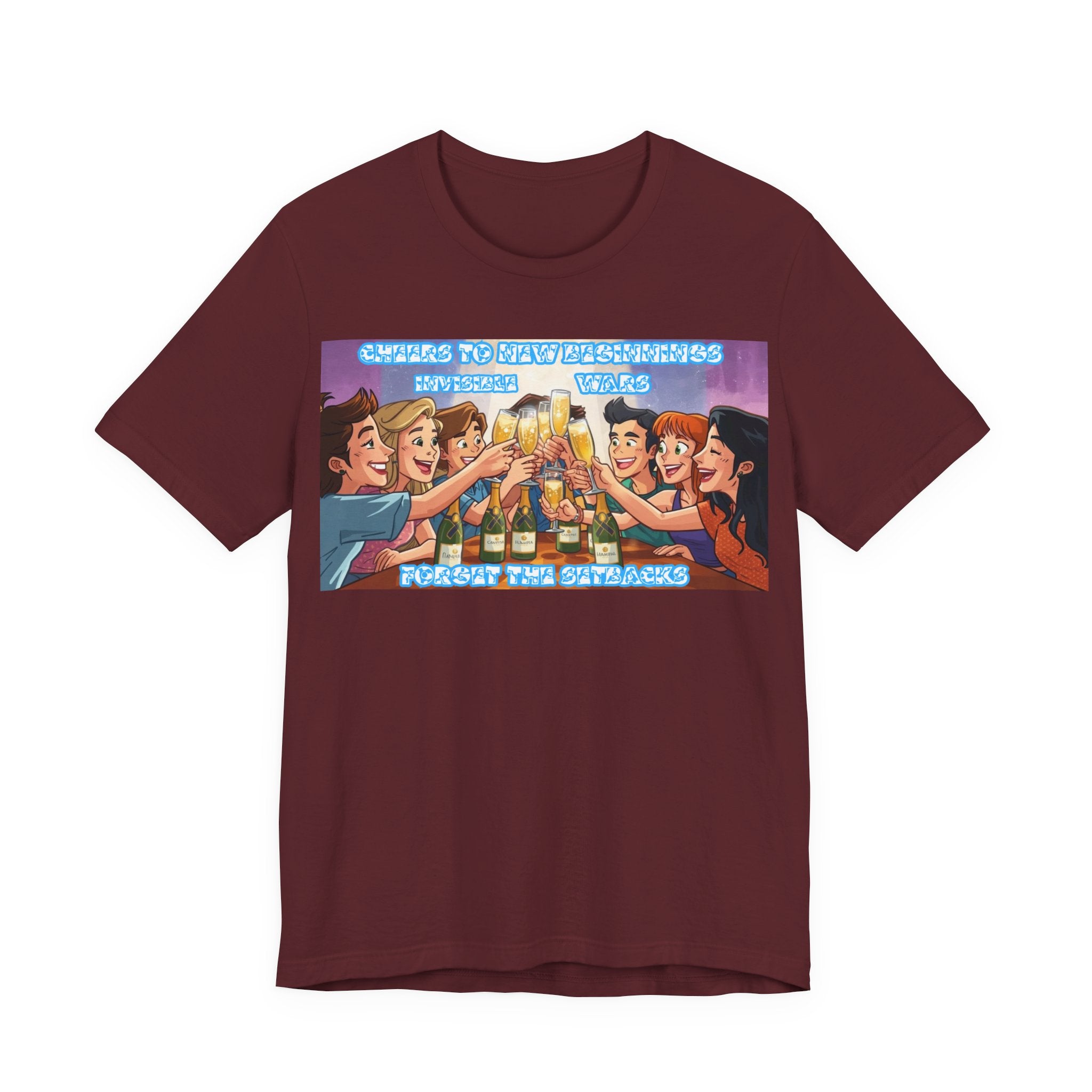 Men T-Shirt-Cheers to New Beginnings