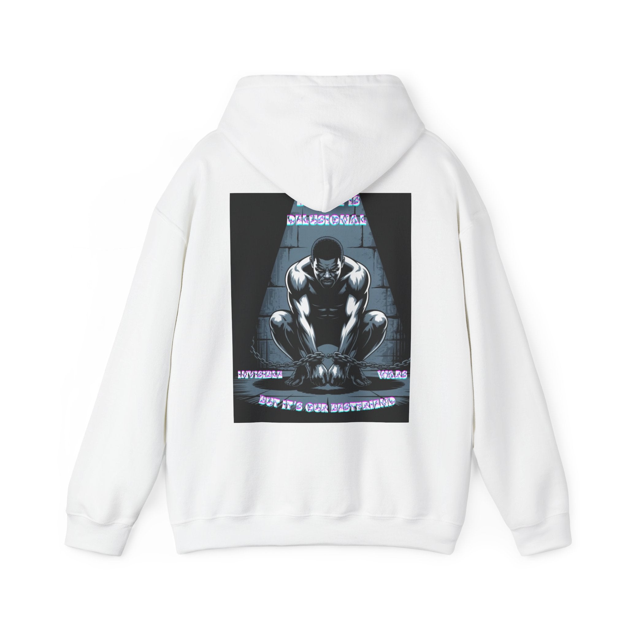 Men Hoodie • -Denial is Delusional