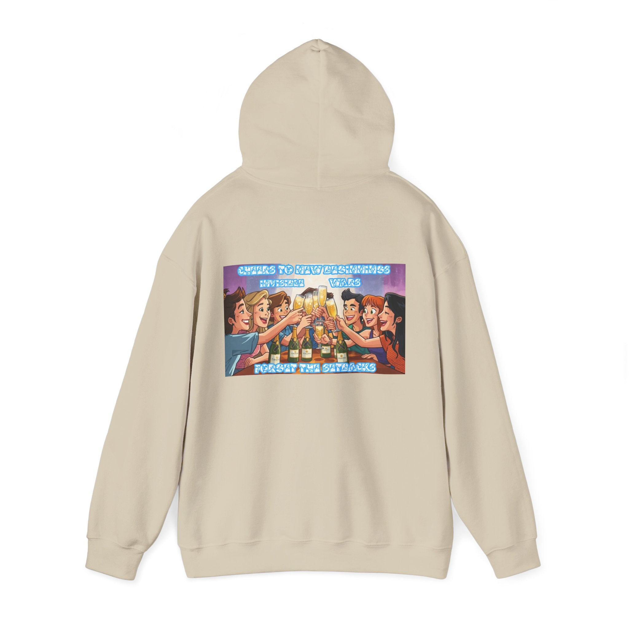 Men Hoodie - Cheers to New Beginnings