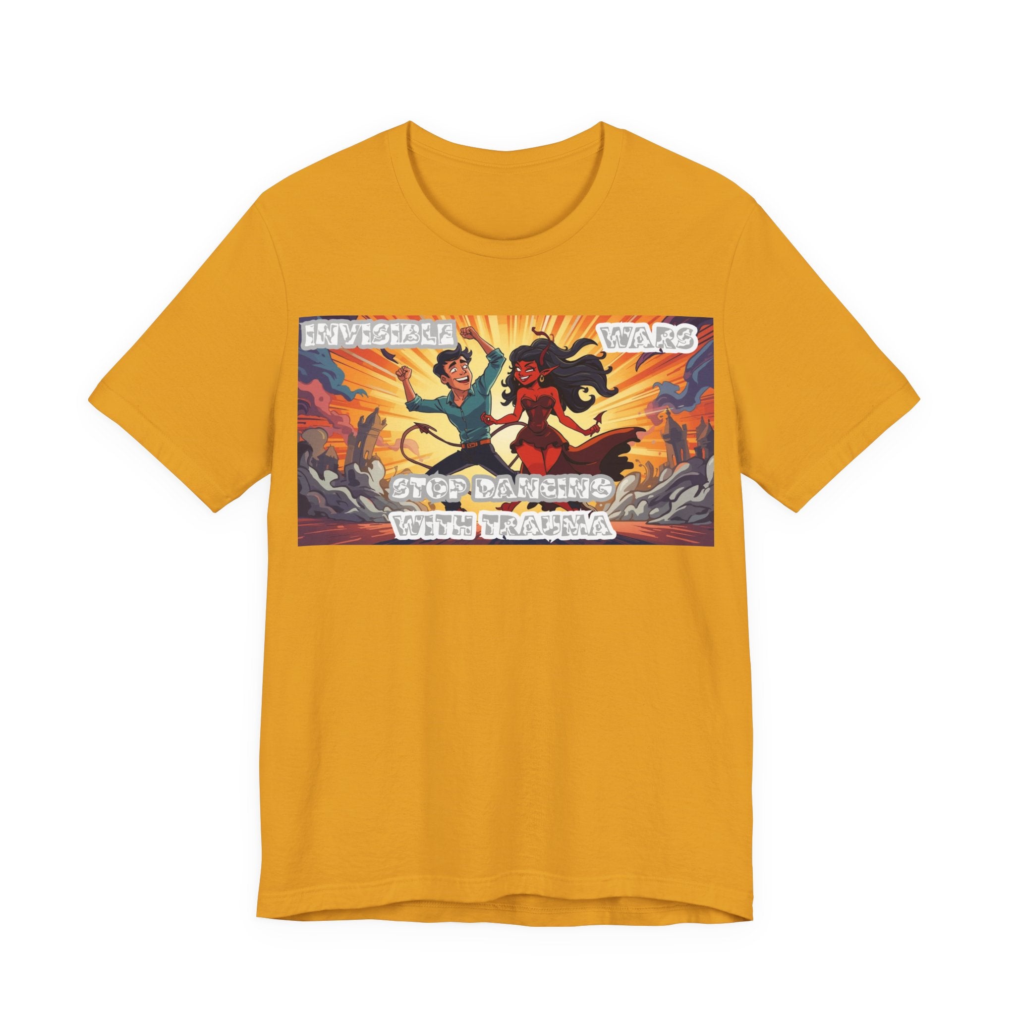 Men T-Shirt –Stop Dancing with Truama