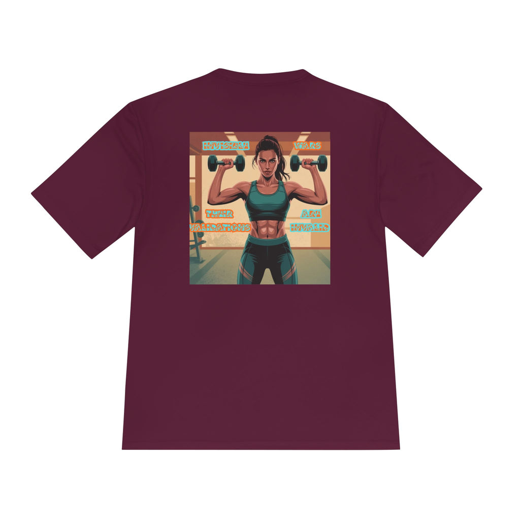 Women Fitness Graphic Shirt — The Vaildations are Invaild