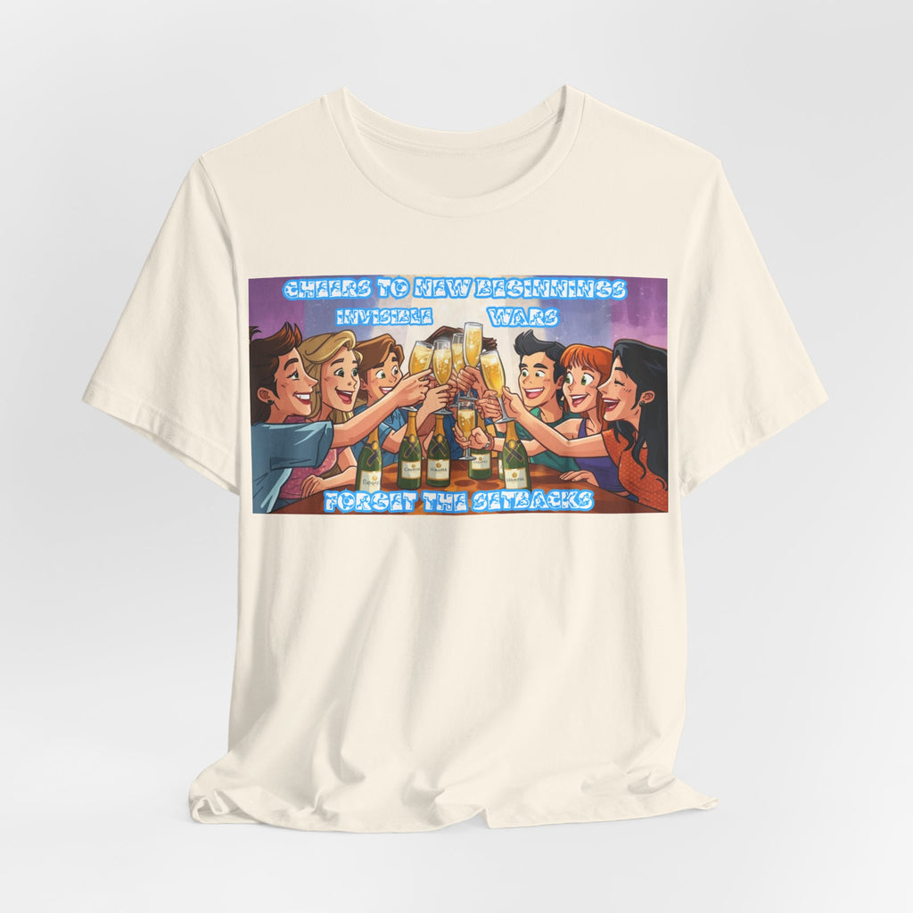 Men T-Shirt-Cheers to New Beginnings