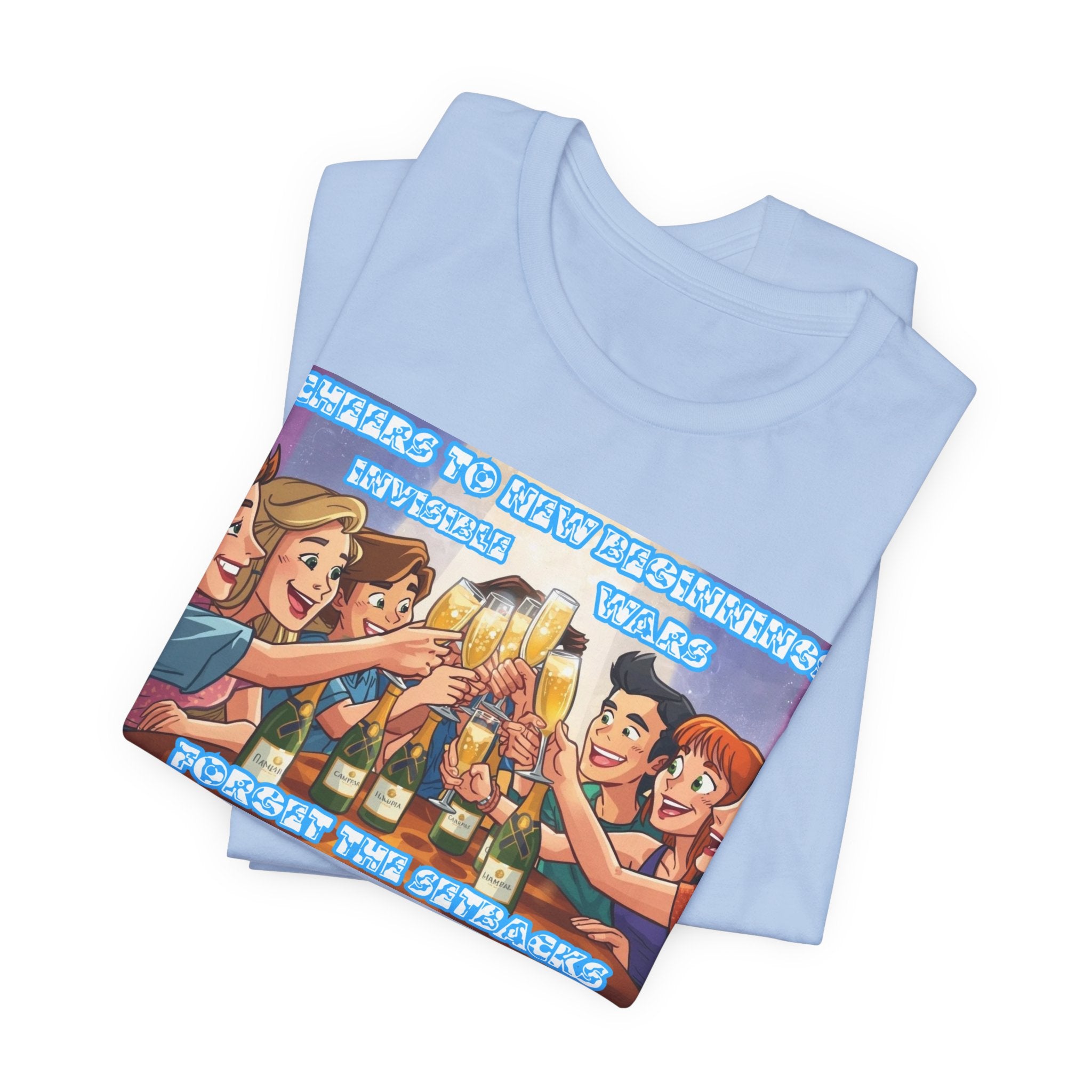 Women T-Shirt —Cheers to New Beginnings