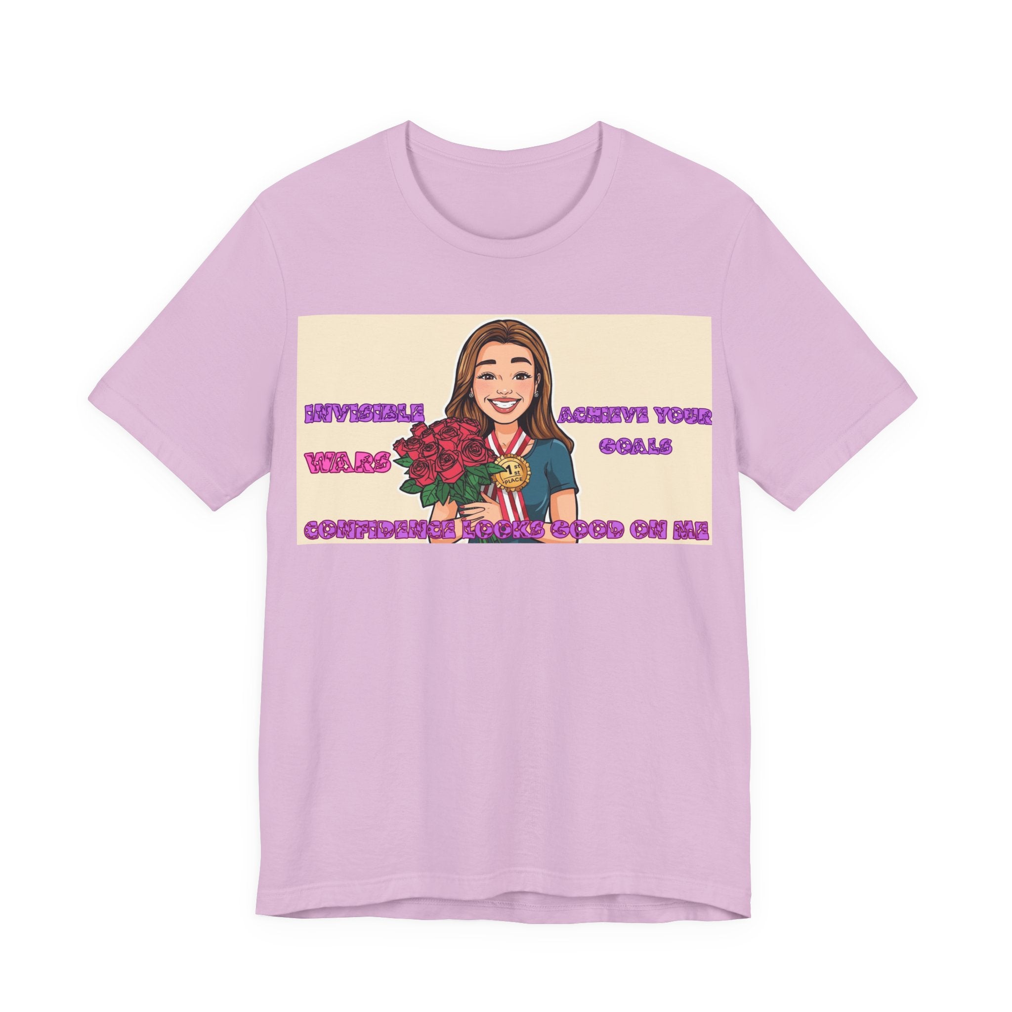 Women T-Shirt—Confidence Looks Good On Me”