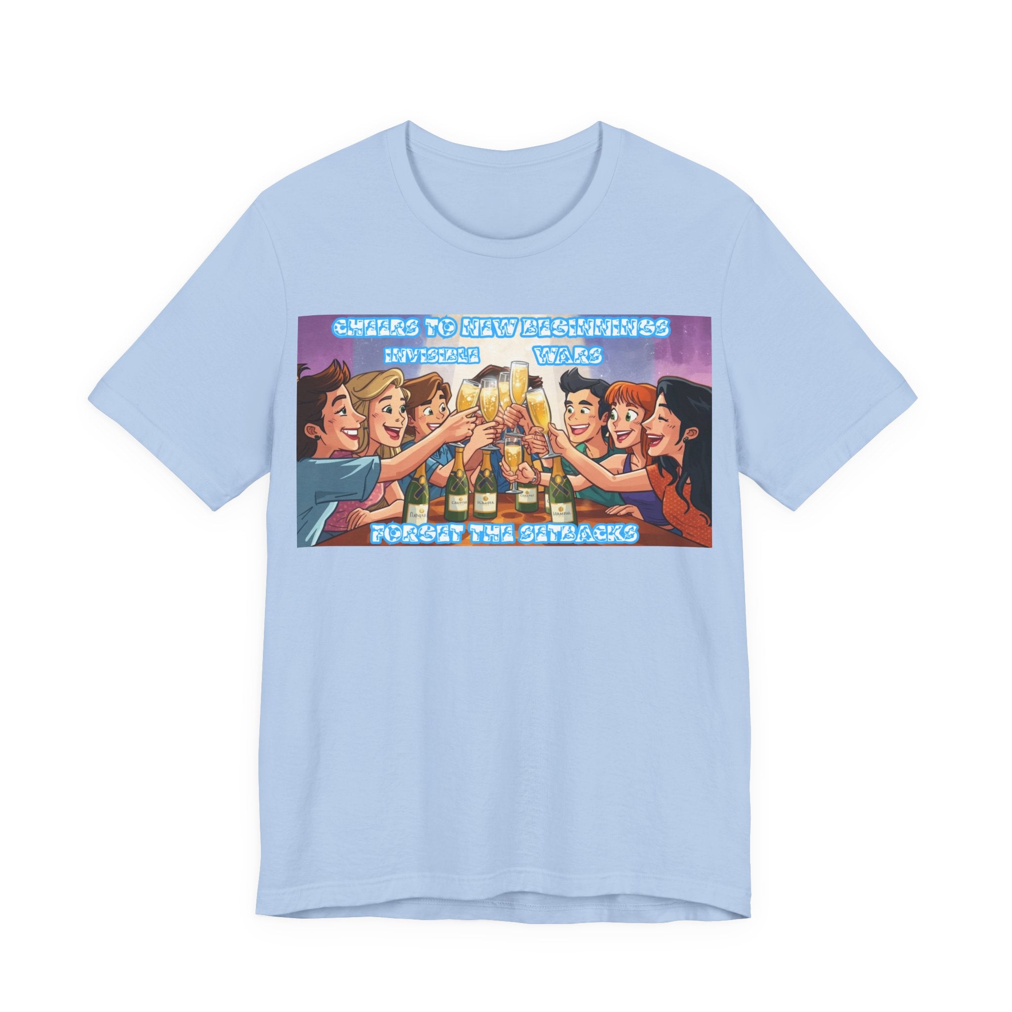 Men T-Shirt-Cheers to New Beginnings