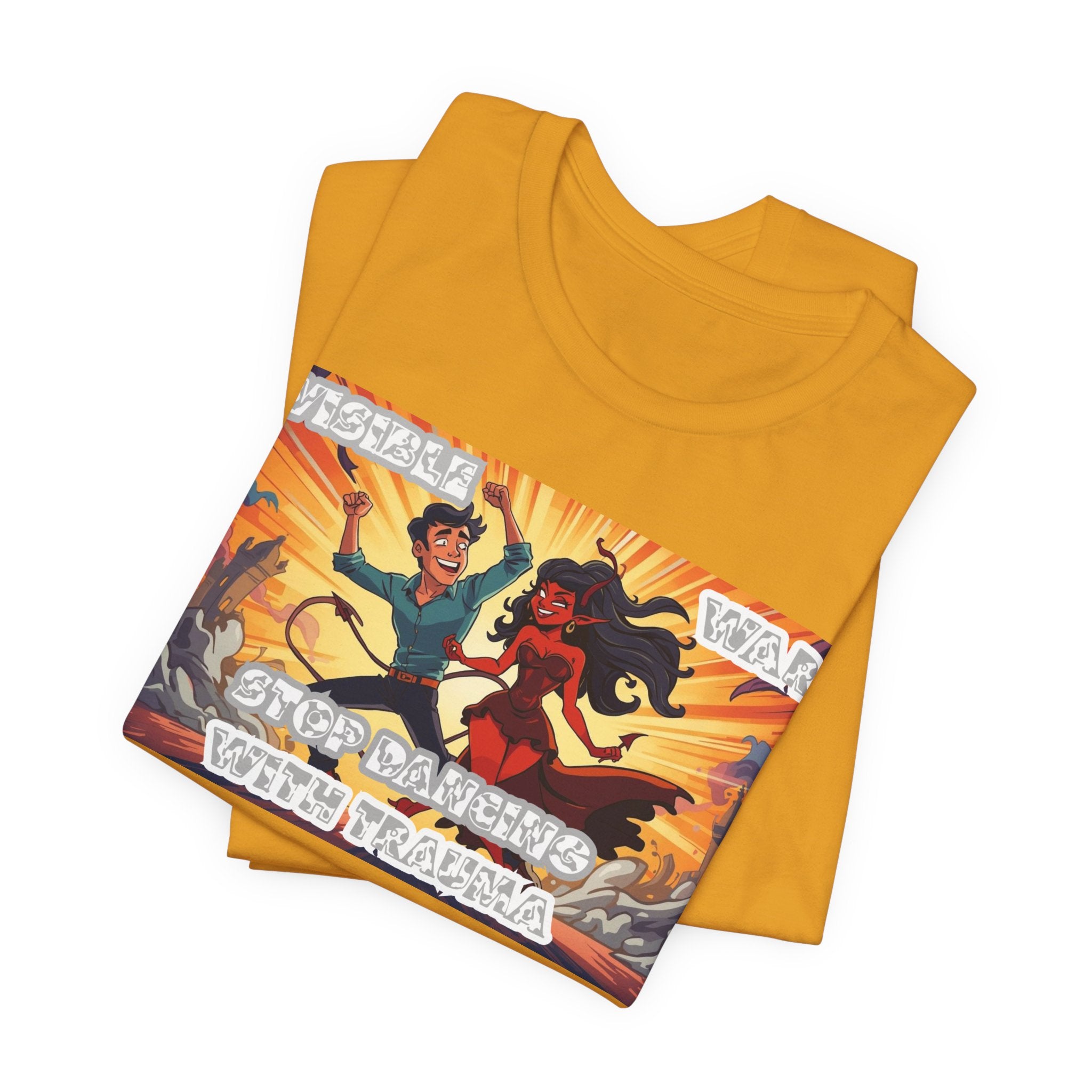 Men T-Shirt –Stop Dancing with Truama