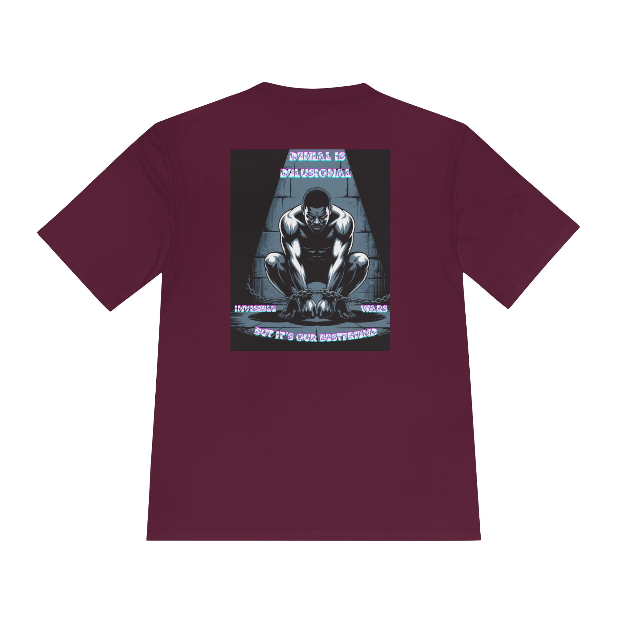 Men Fitness Graphic Shirt —Denial is Delusional