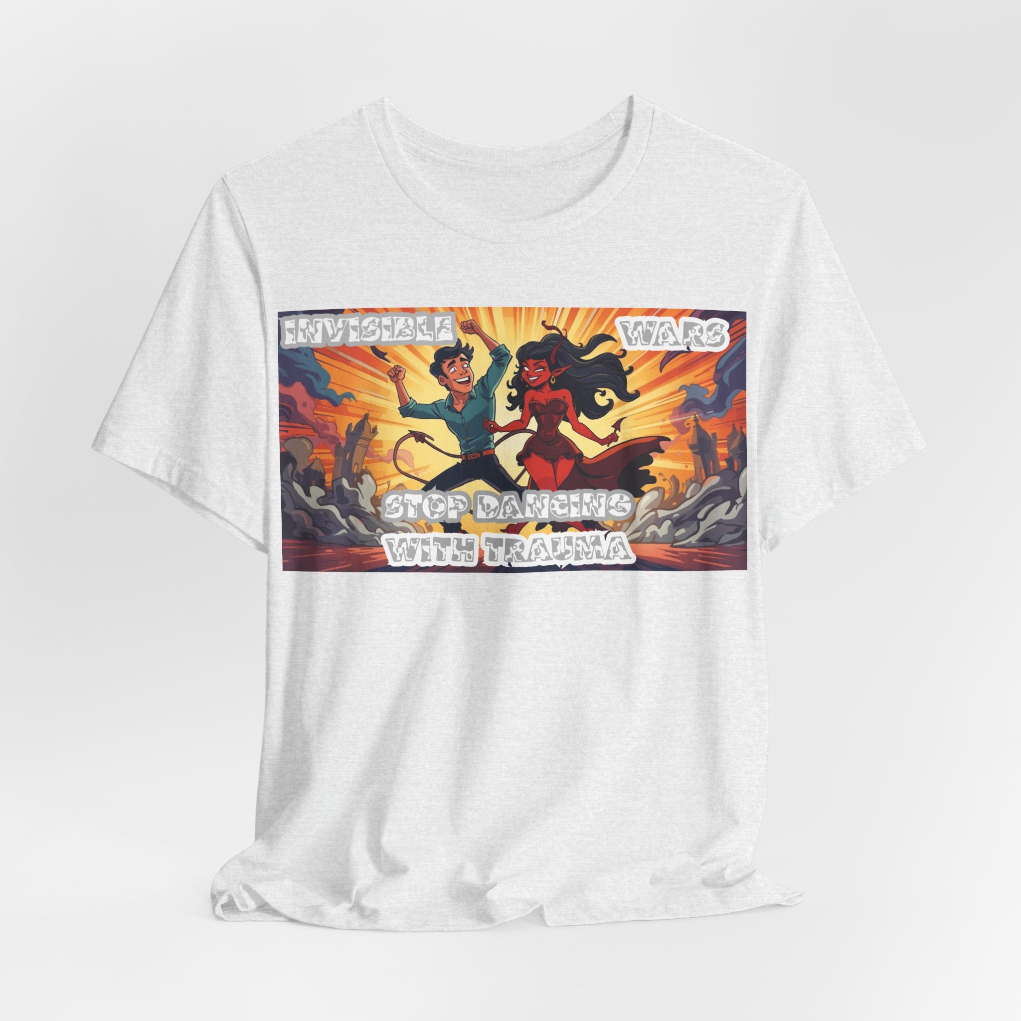 Men T-Shirt –Stop Dancing with Truama