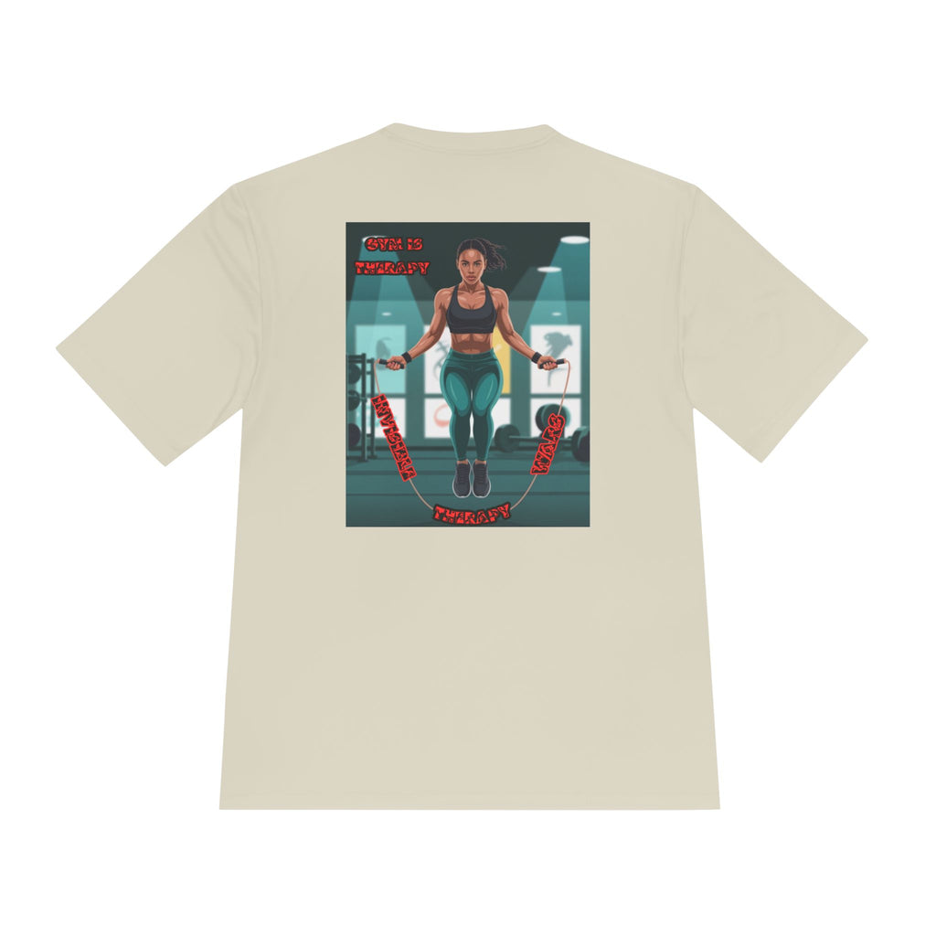 Women Fitness Graphic Shirt — Gym is Therapy