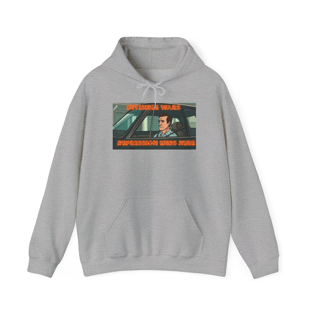Men Hoodie — Depression Ends Here