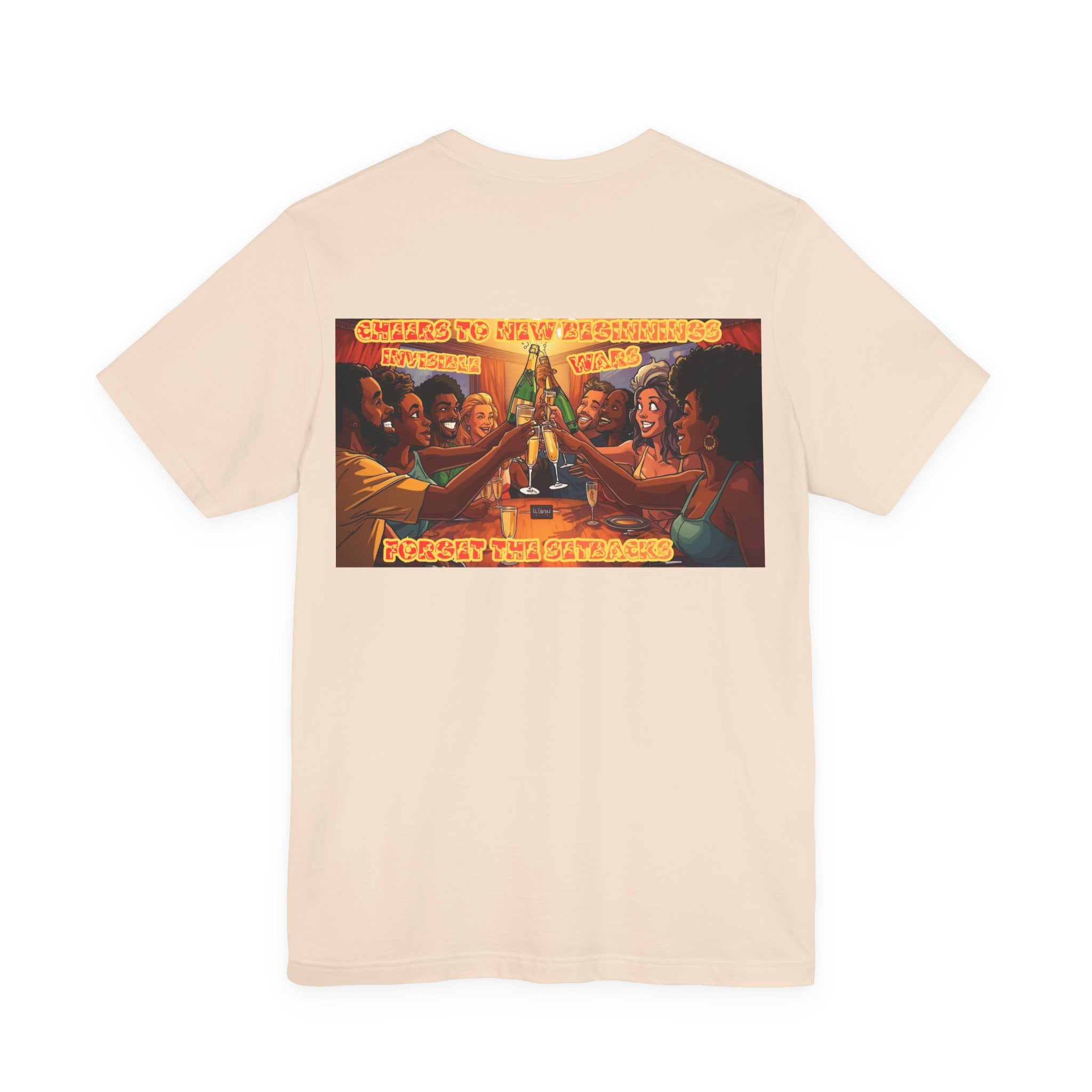 Men T-shirt - Cheers to New Beginnings