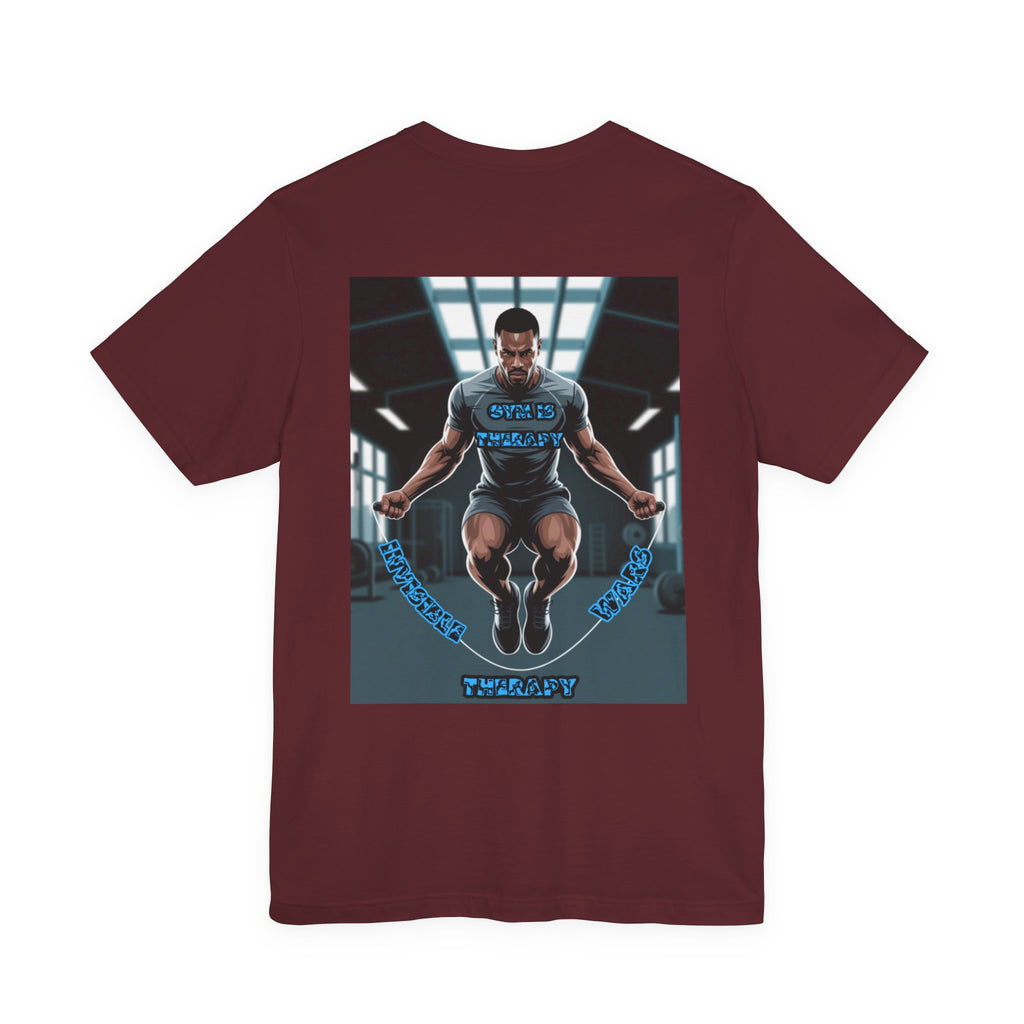 Men T-shirt -Gym is Therapy
