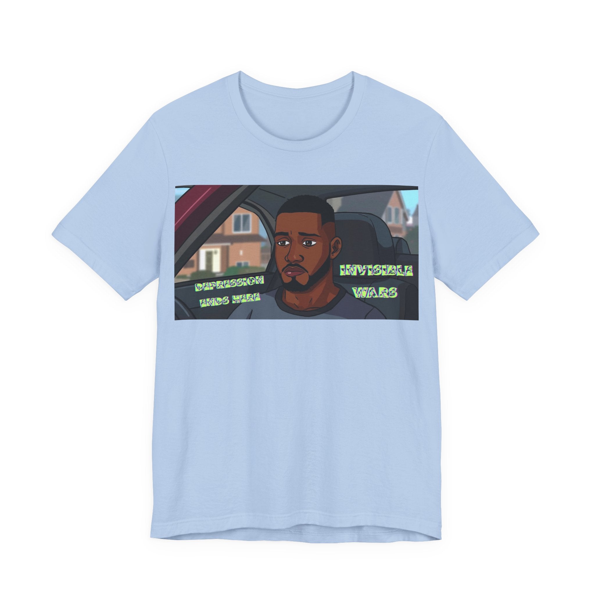 Men  T-Shirt — Depression Ends Here