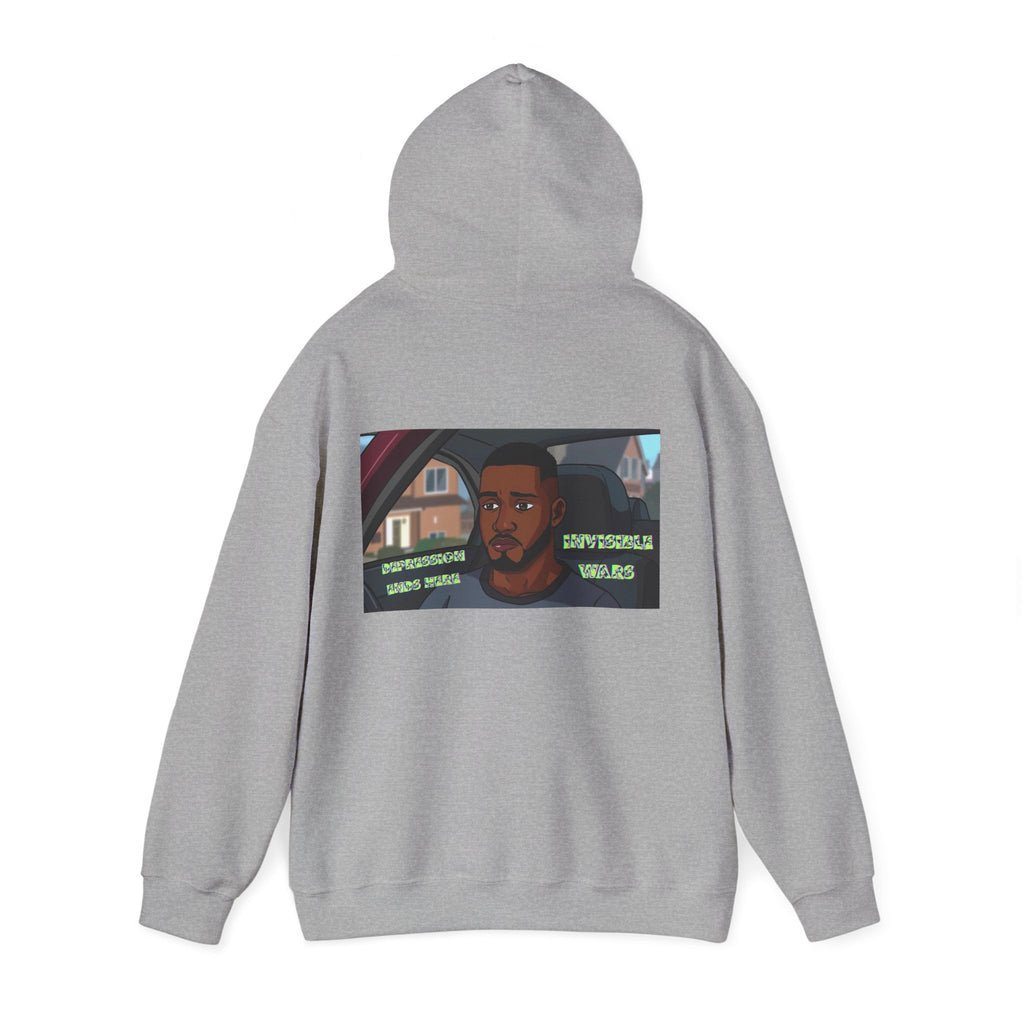 Men  Hoodie — Depression Ends Here