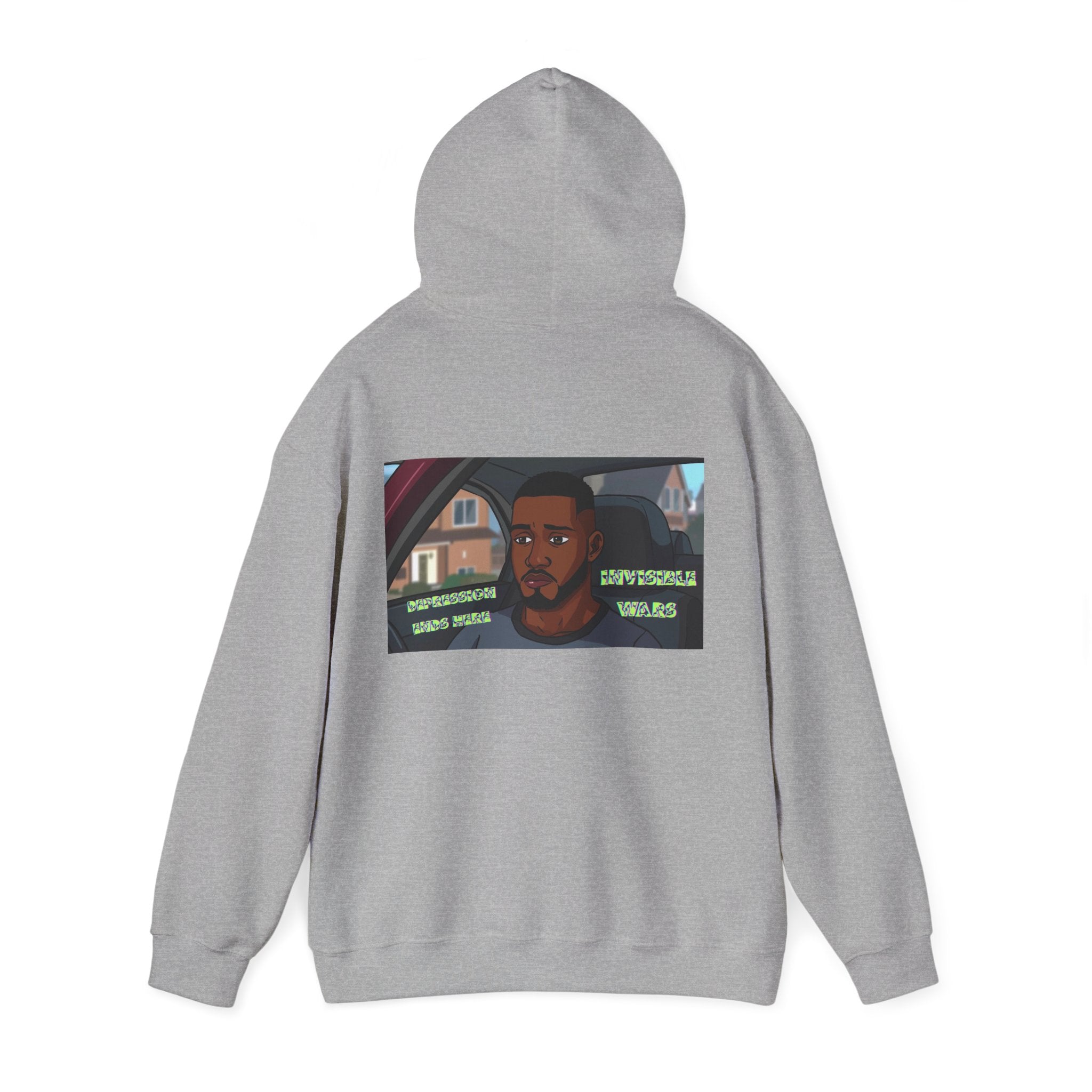 Men  Hoodie — Depression Ends Here