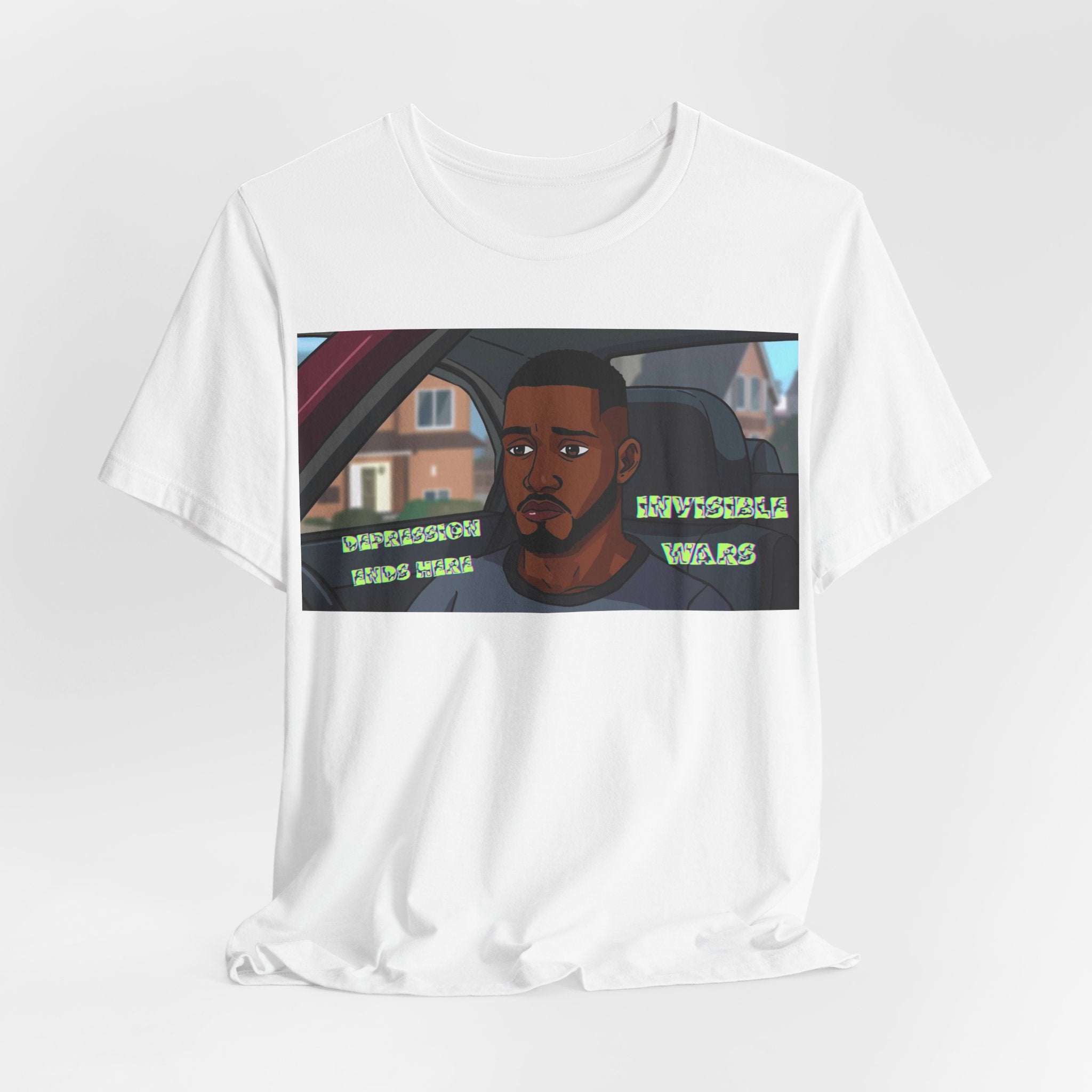 Men  T-Shirt — Depression Ends Here