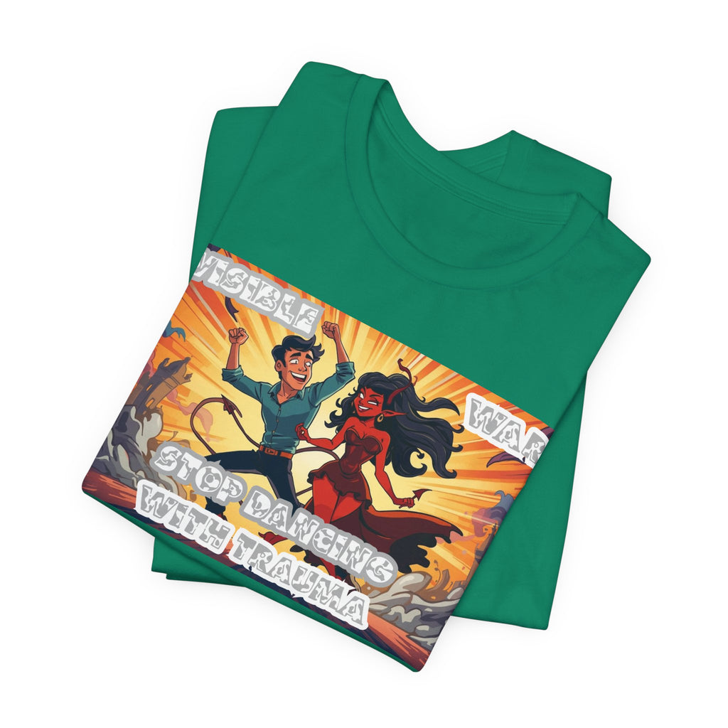 Men T-Shirt –Stop Dancing with Truama