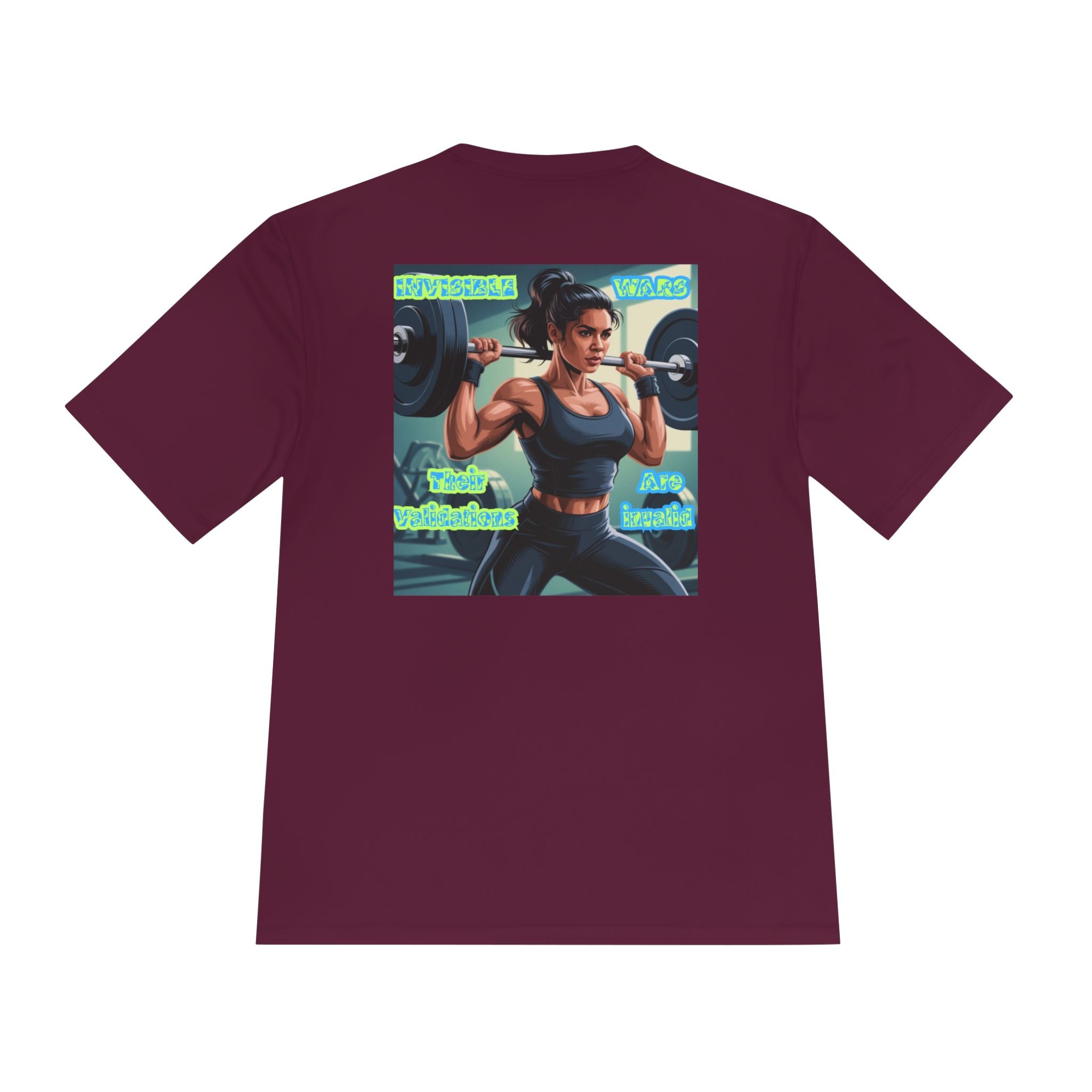 Women Fitness Graphic Shirt — The Vaildations are Invaild