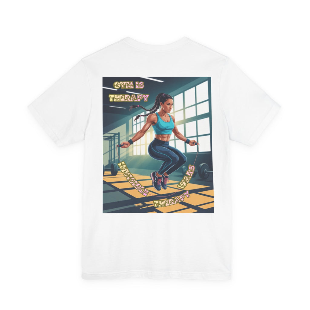 Women T-shirt — Gym is Therapy