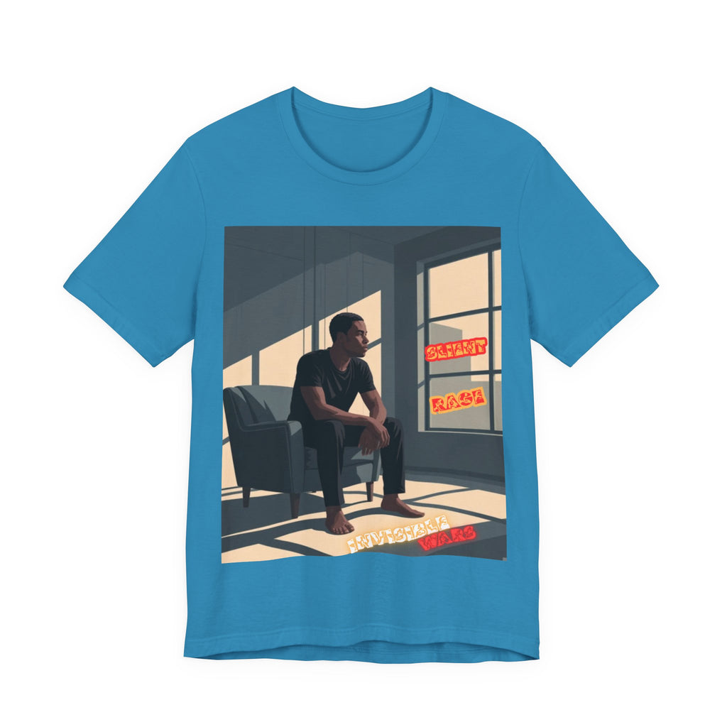 Men T‑Shirt- Slient Rage