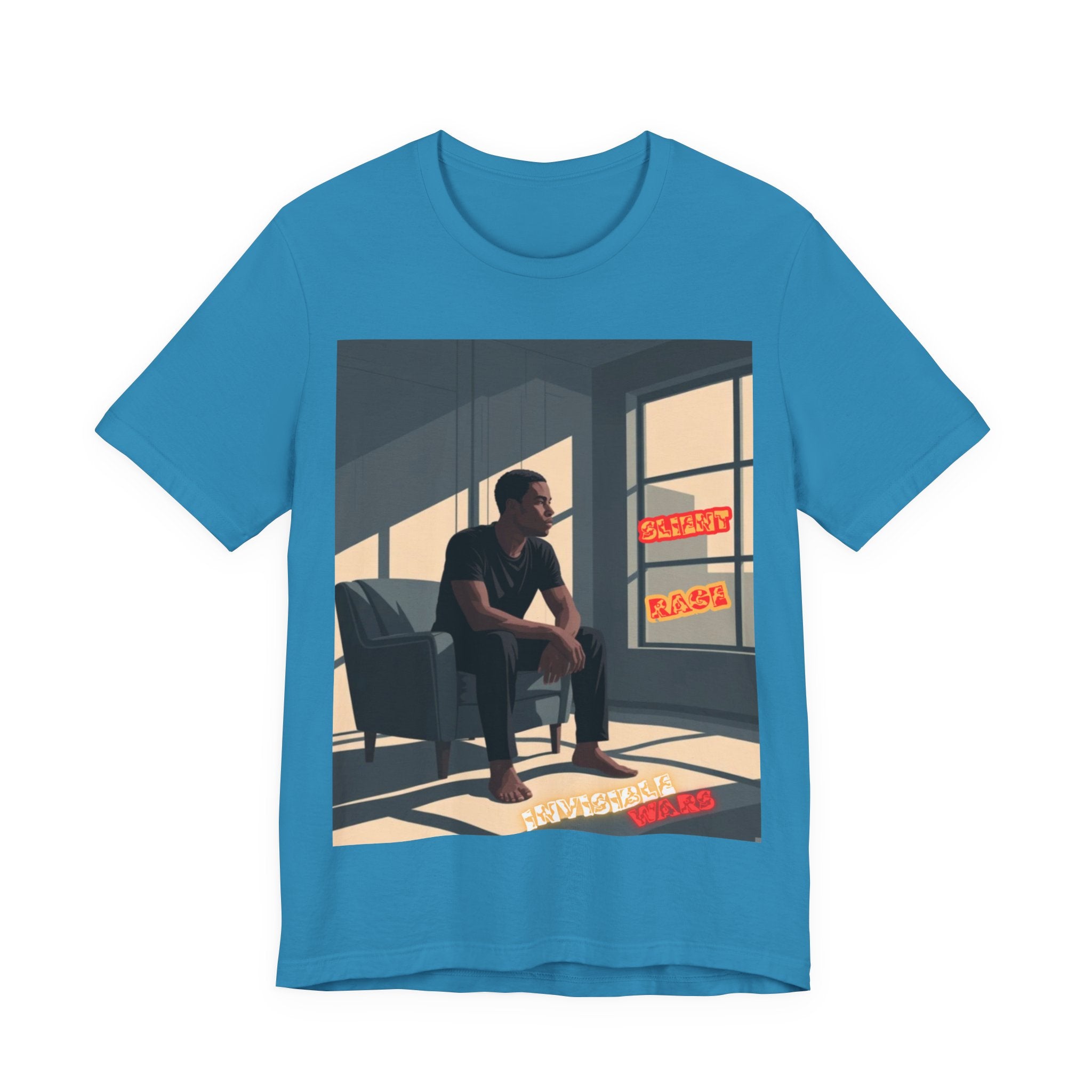 Men T‑Shirt- Slient Rage