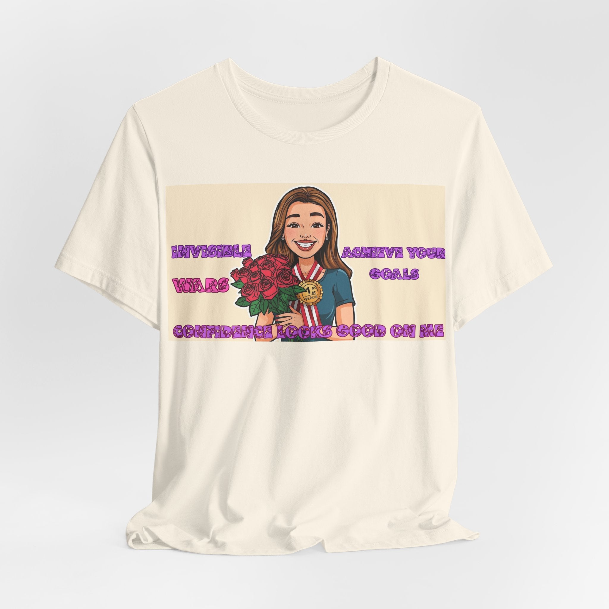 Women T-Shirt—Confidence Looks Good On Me”