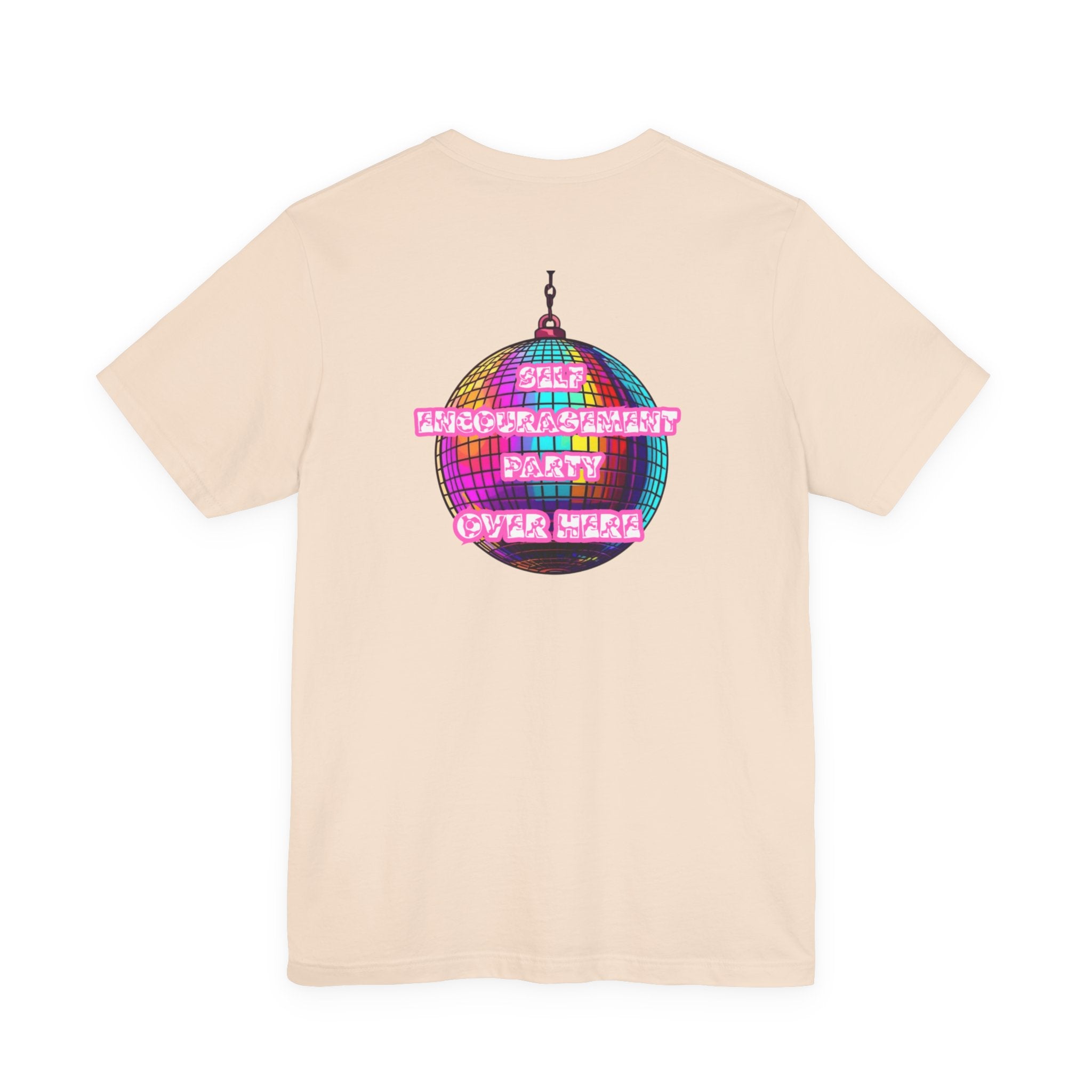 Women Disco Ball T-shirt — Self Encouragement Party