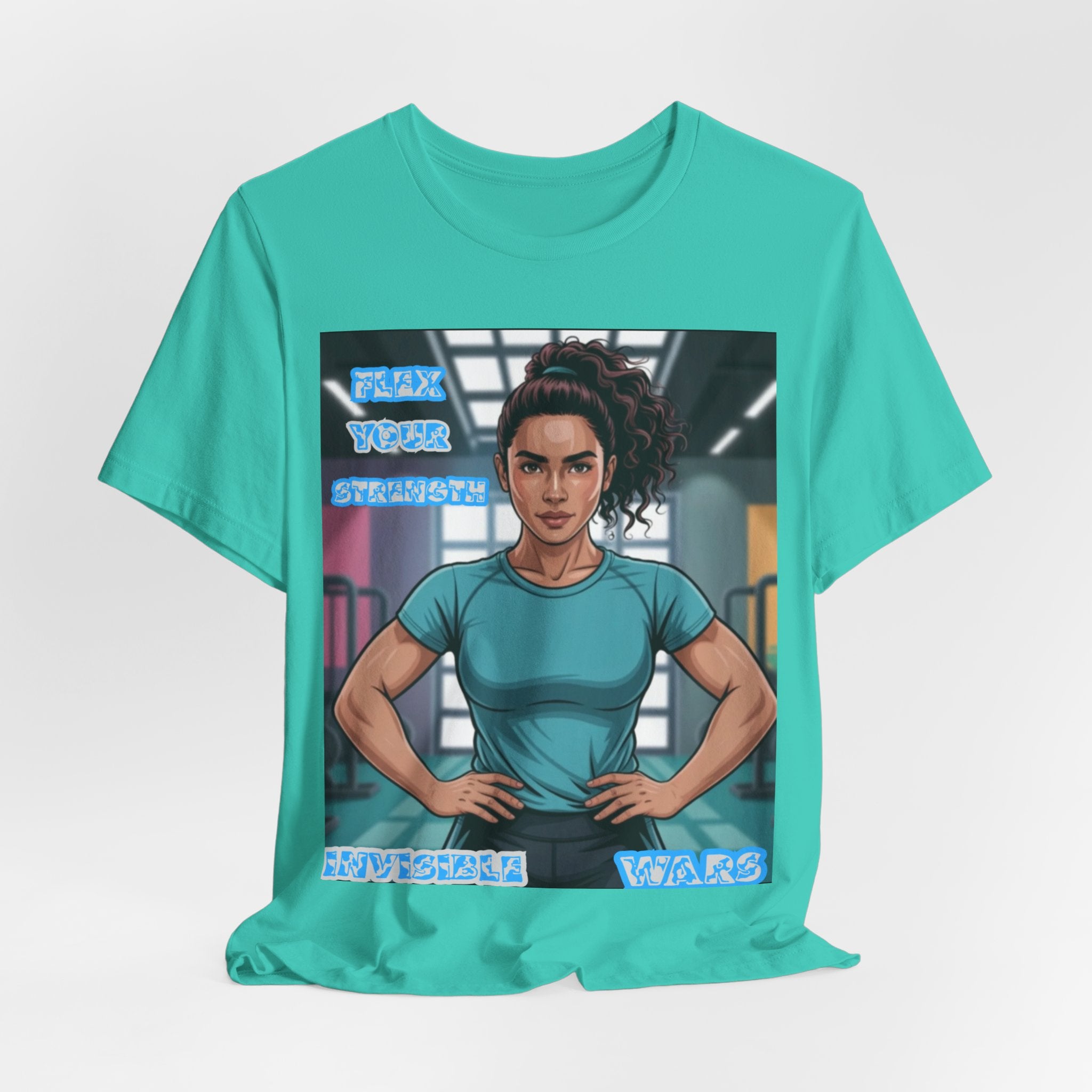 Women T-Shirt — Flex your strengh Invisible Wars