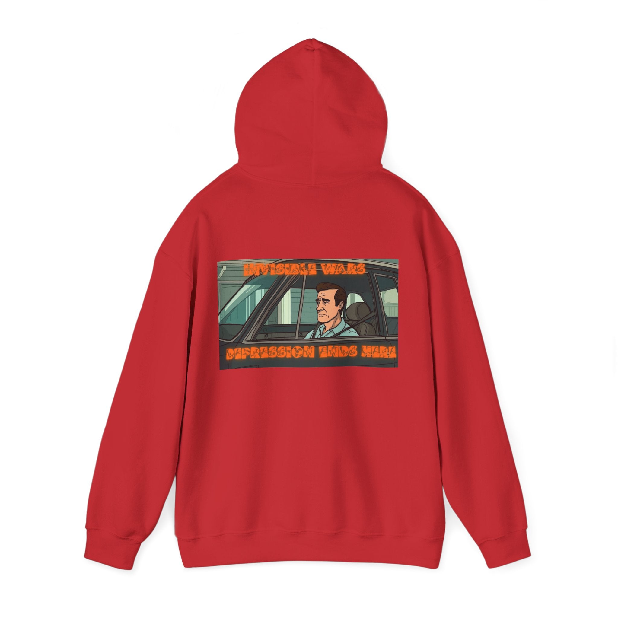 Men Hoodie — Depression Ends Here