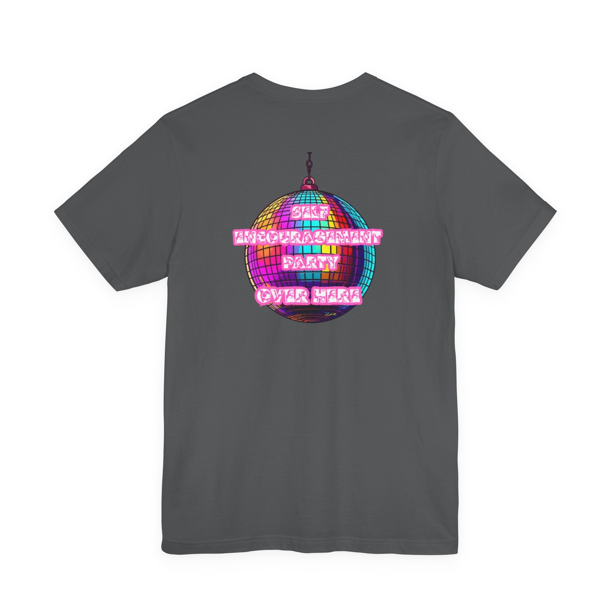 Women Disco Ball T-shirt — Self Encouragement Party