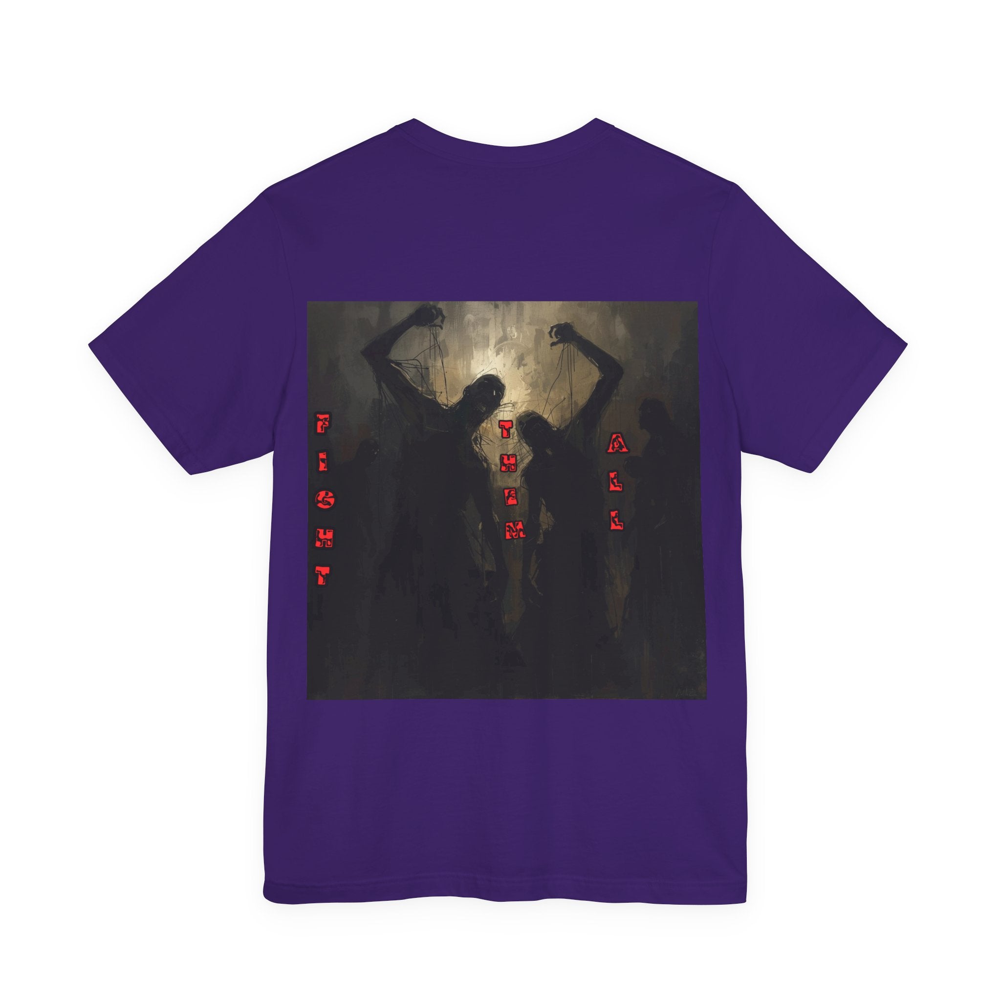 Men T-shirt Invisible Wars — Demons Lurk