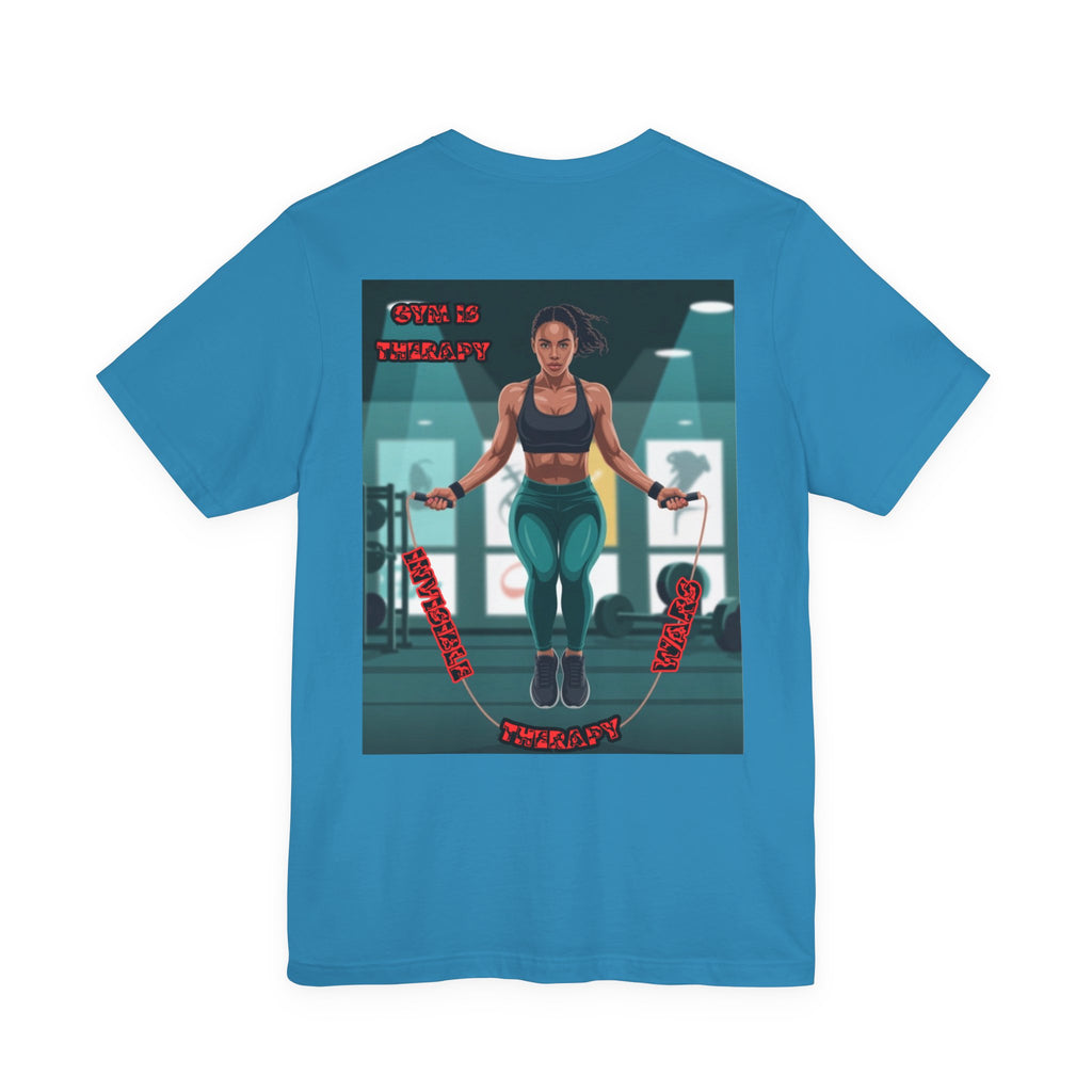 Women T-shirt — Gym is Therapy
