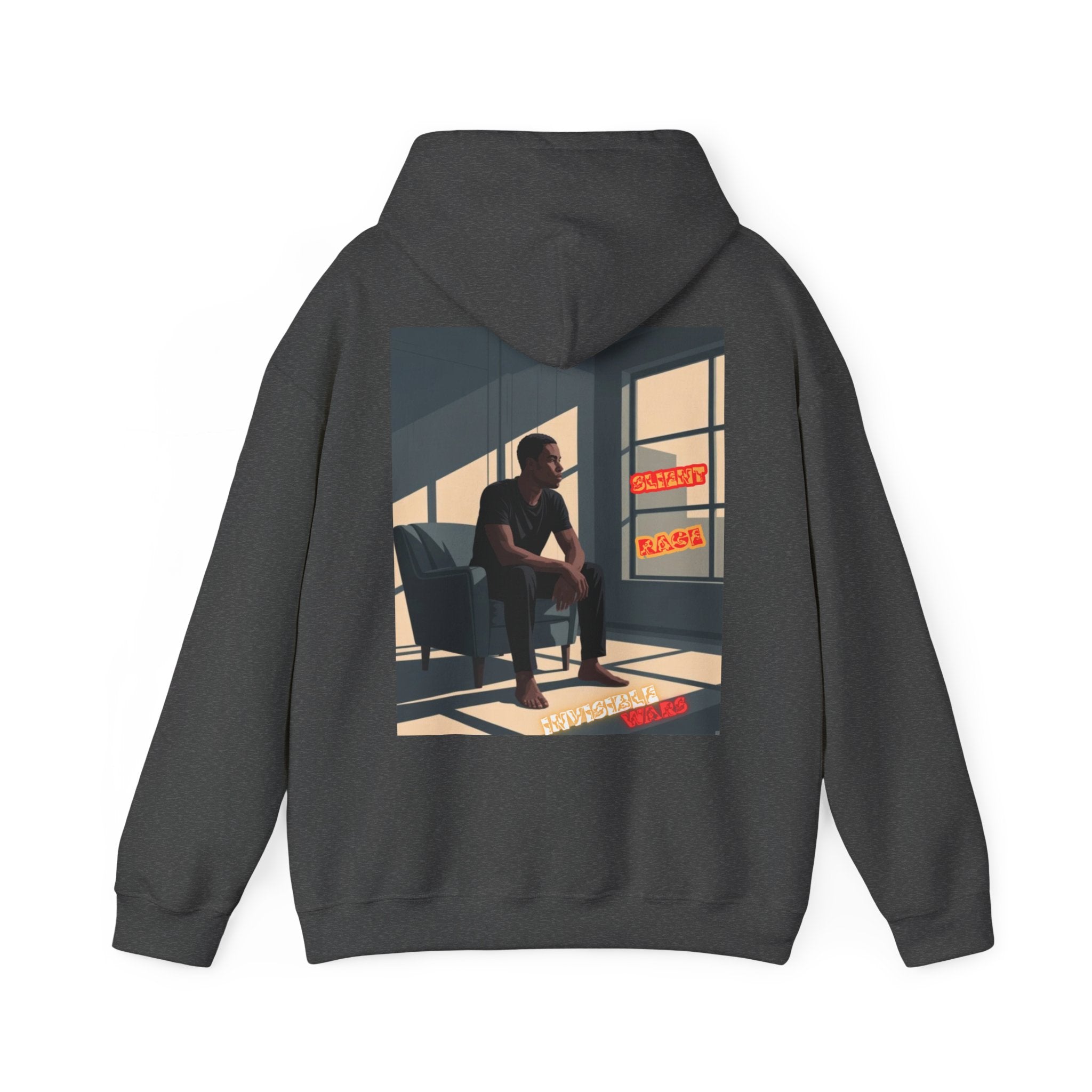 Men Hoodie - Slient Rage