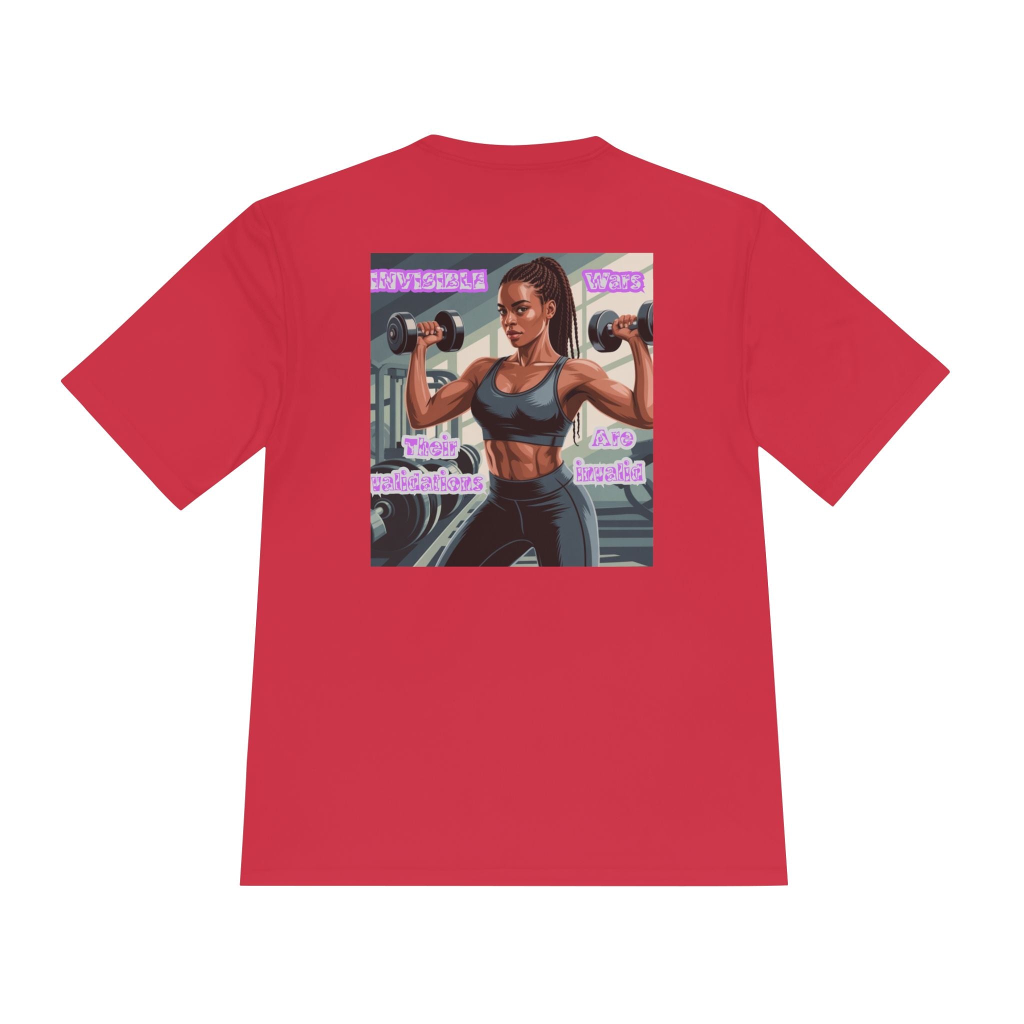 Women Fitness Graphic Shirt — The Vaildations are Invaild