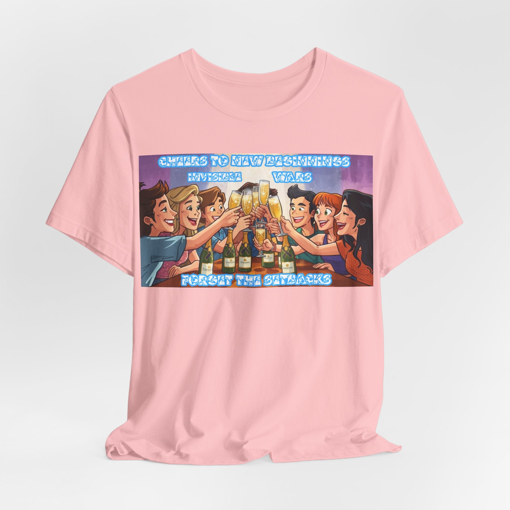 Men T-Shirt-Cheers to New Beginnings