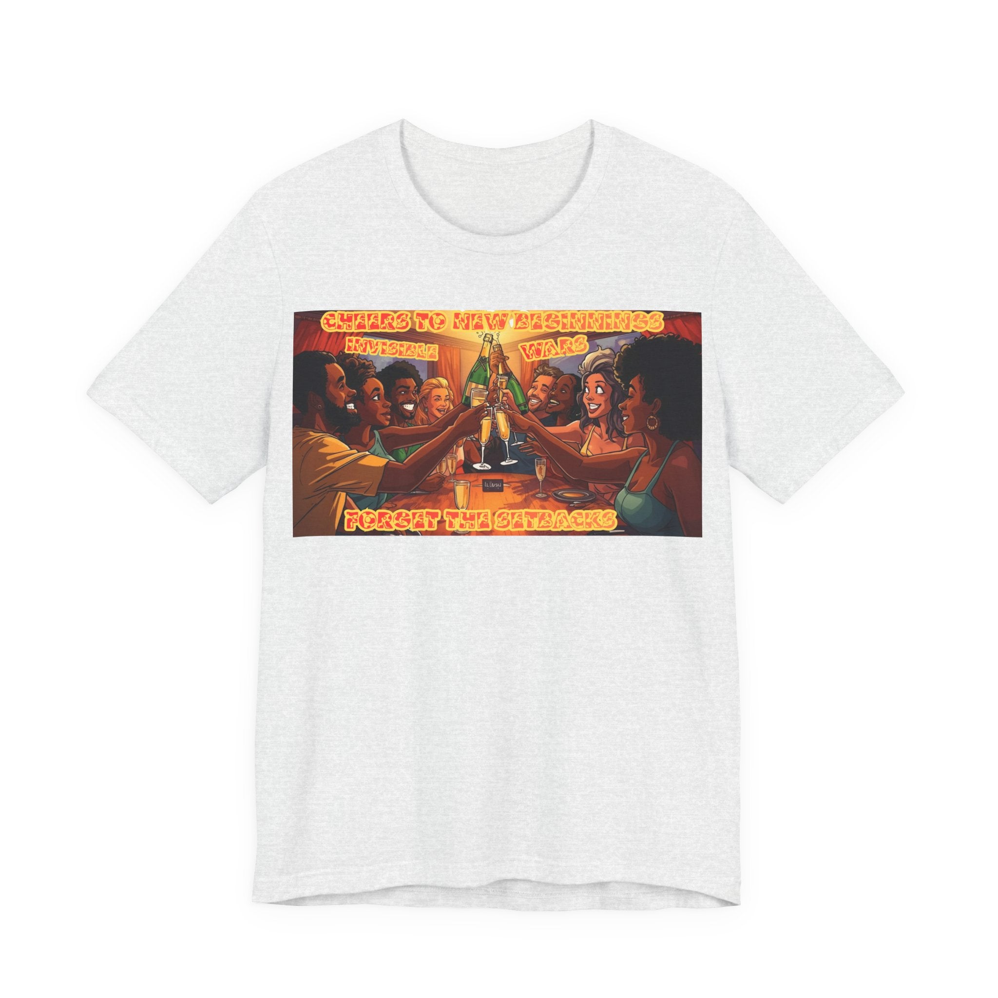 Women T-Shirt-Cheers to New Beginnings