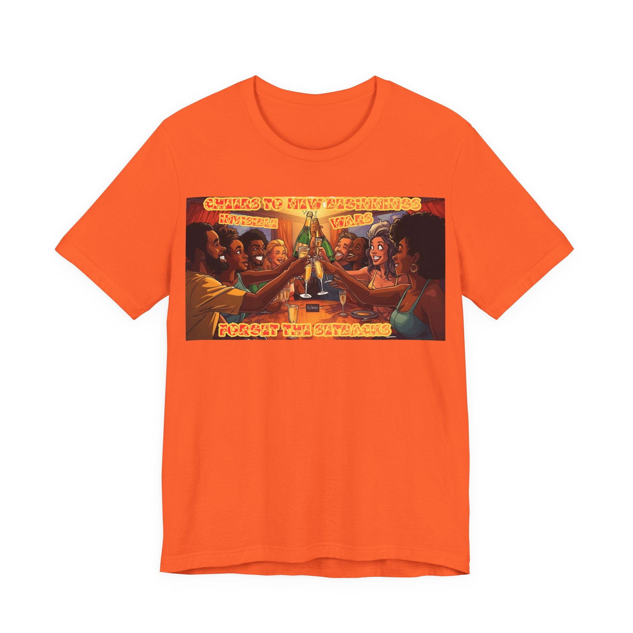 Women T-Shirt-Cheers to New Beginnings