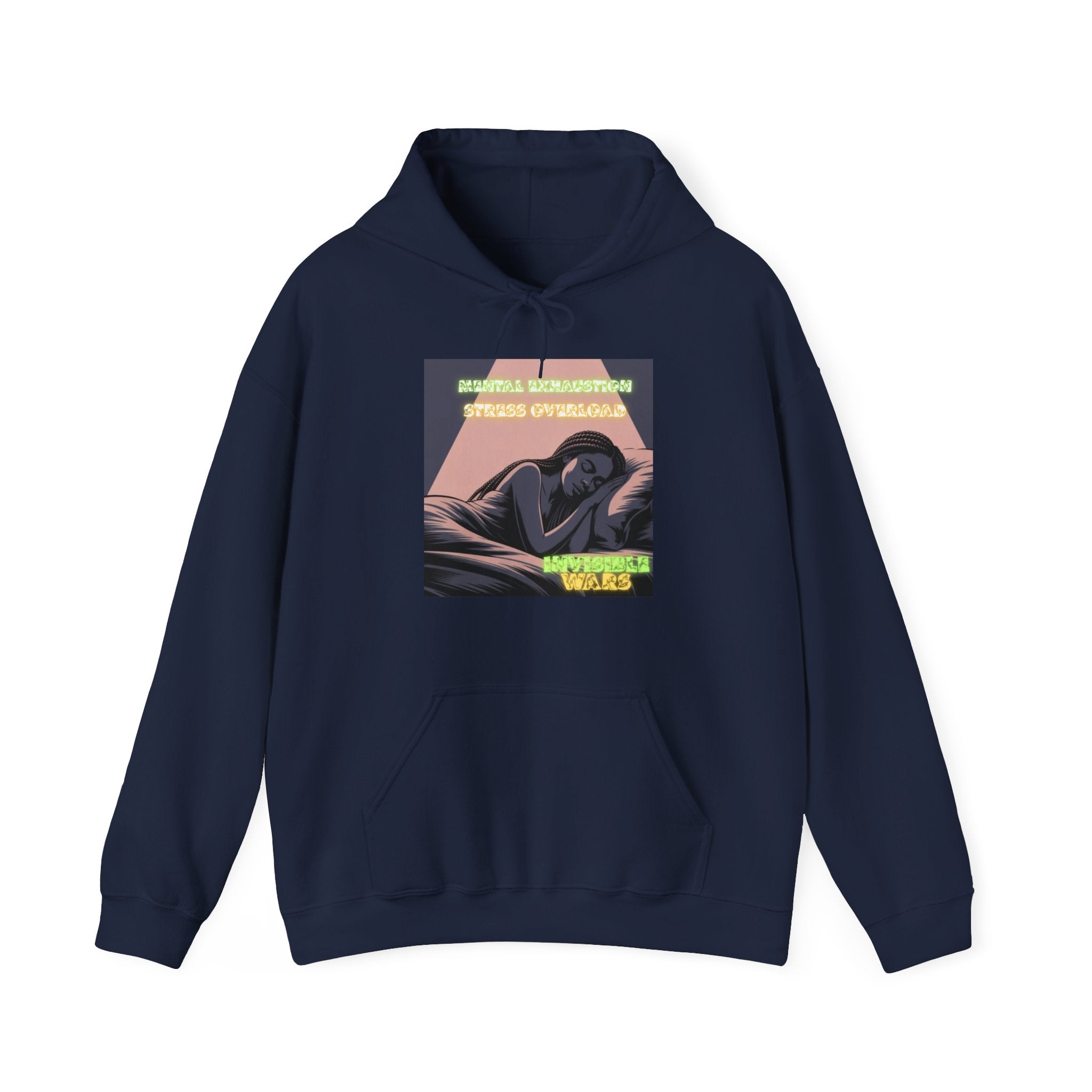 Women Hoodie-Mental Exhaustion Invisible Wars