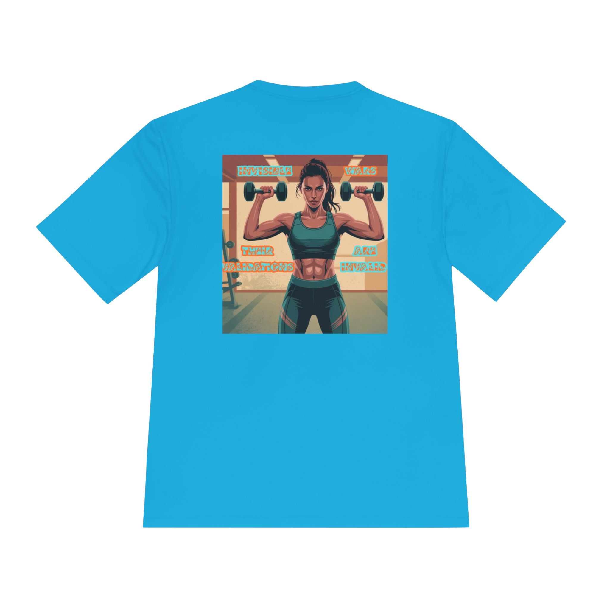 Women Fitness Graphic Shirt — The Vaildations are Invaild
