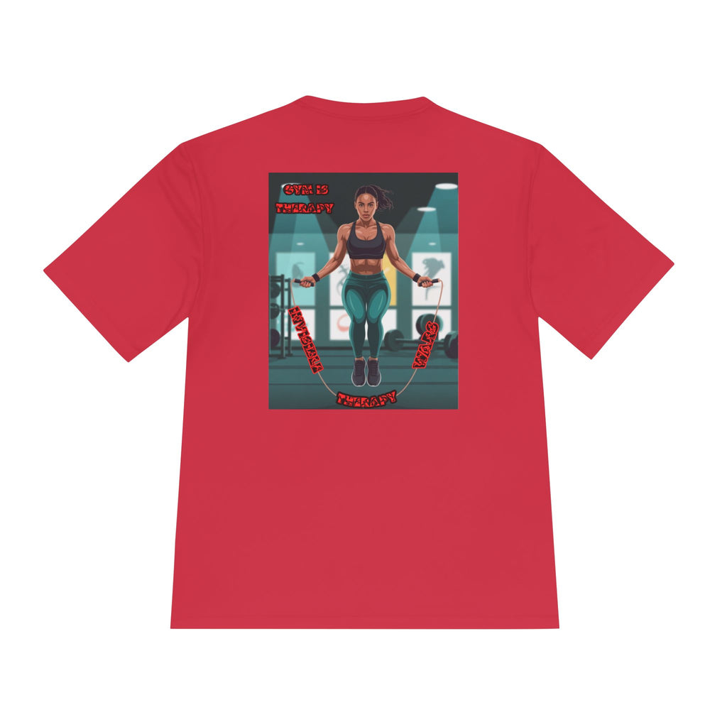 Women Fitness Graphic Shirt — Gym is Therapy