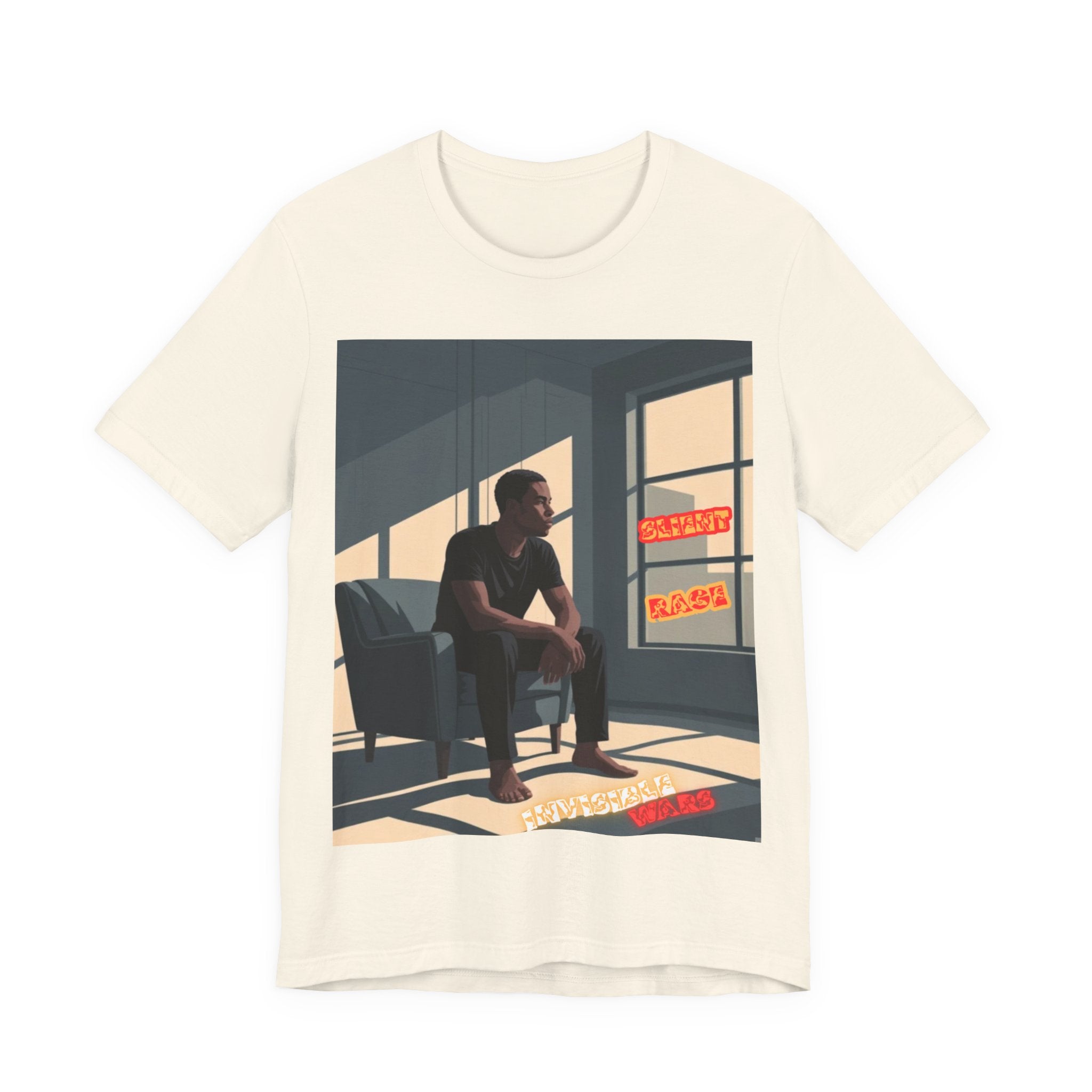 Men T‑Shirt- Slient Rage