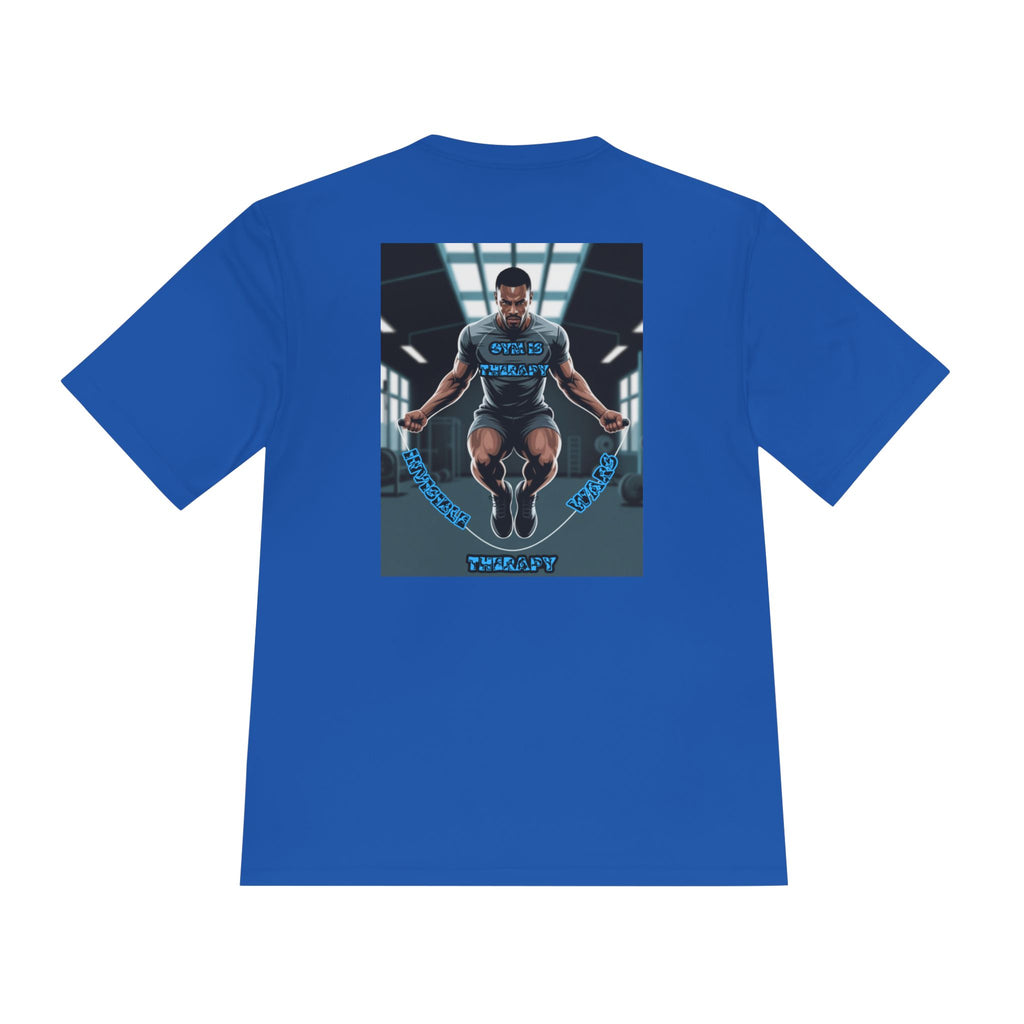Men Fitness Graphic Shirt —Gym is therapy