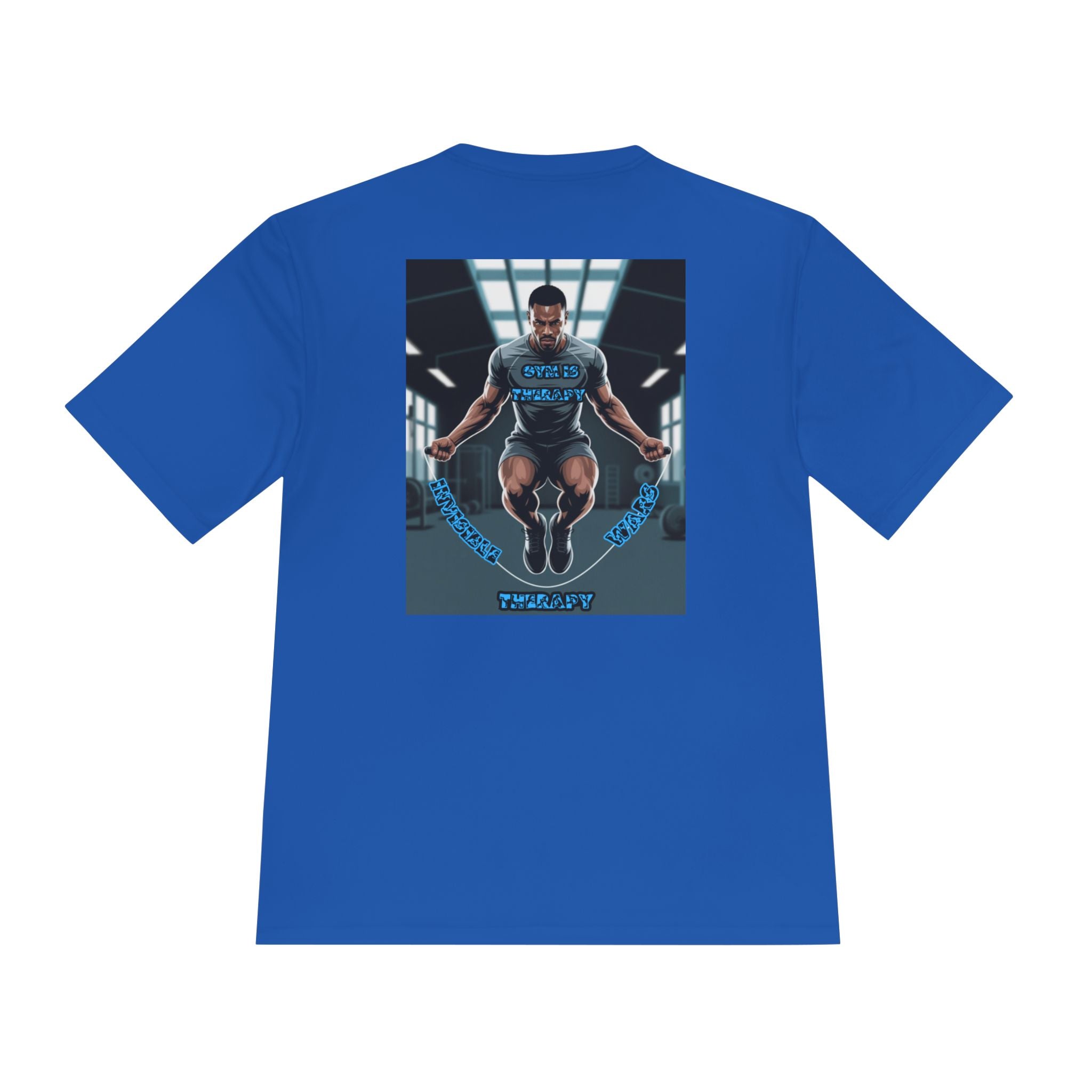Men Fitness Graphic Shirt —Gym is therapy