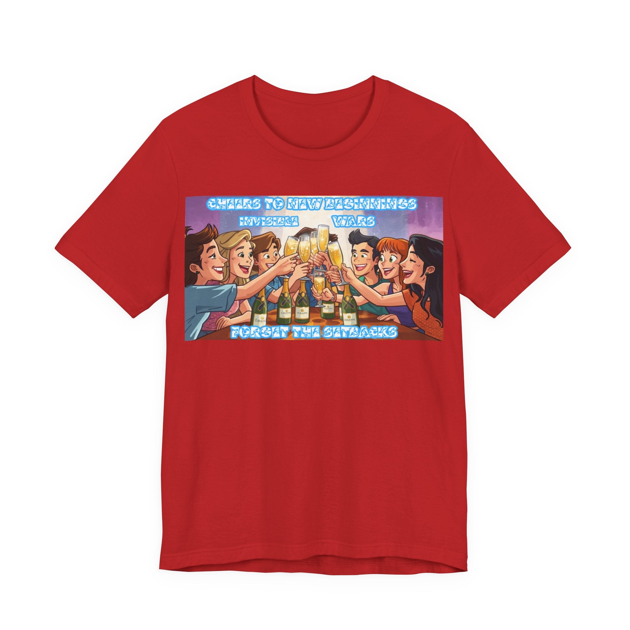 Men T-Shirt-Cheers to New Beginnings