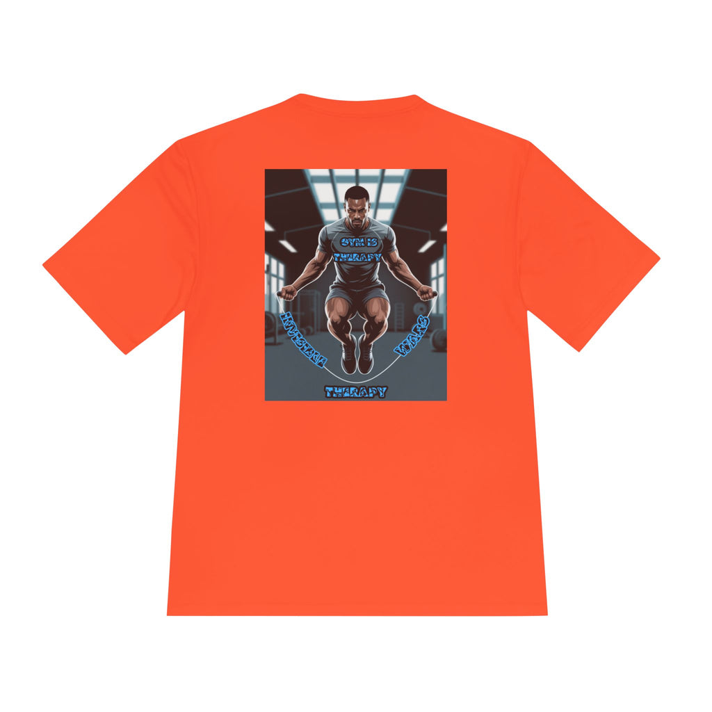 Men Fitness Graphic Shirt —Gym is therapy