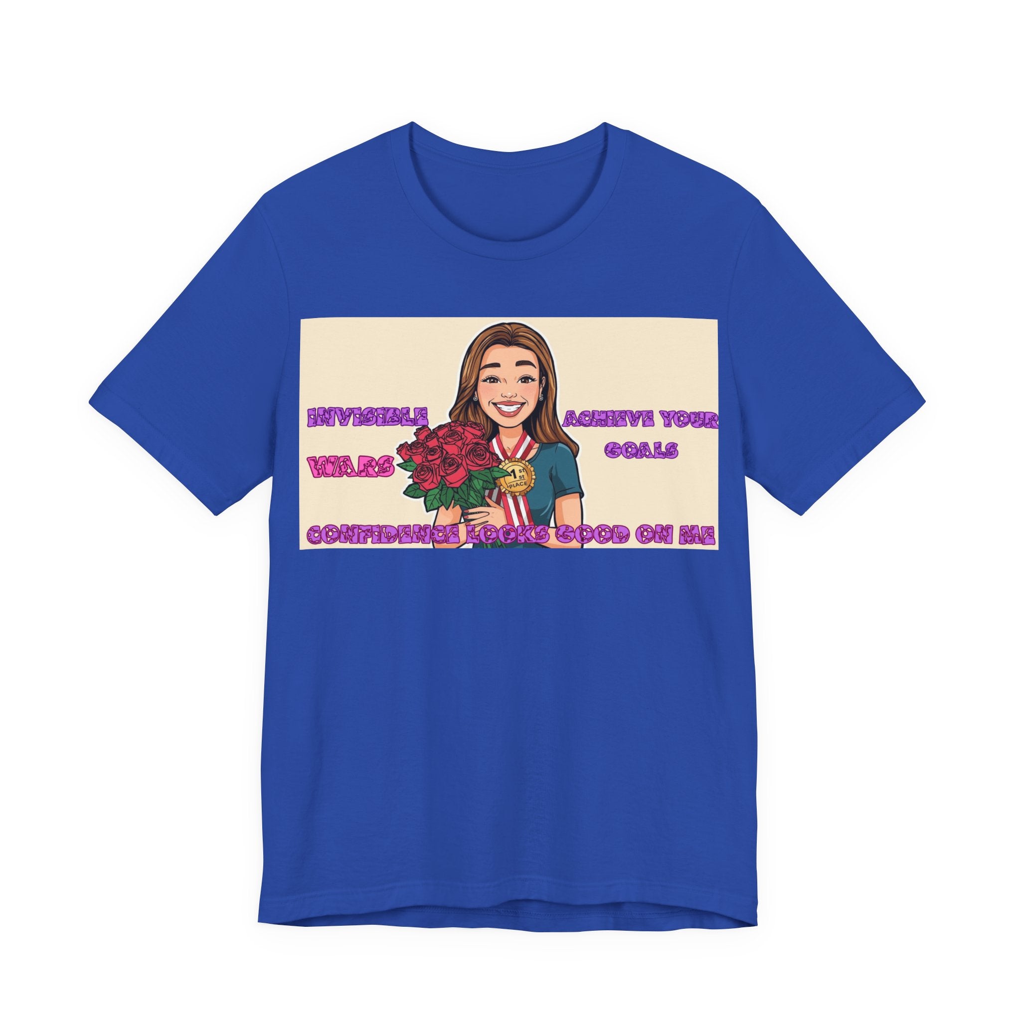 Women T-Shirt—Confidence Looks Good On Me”