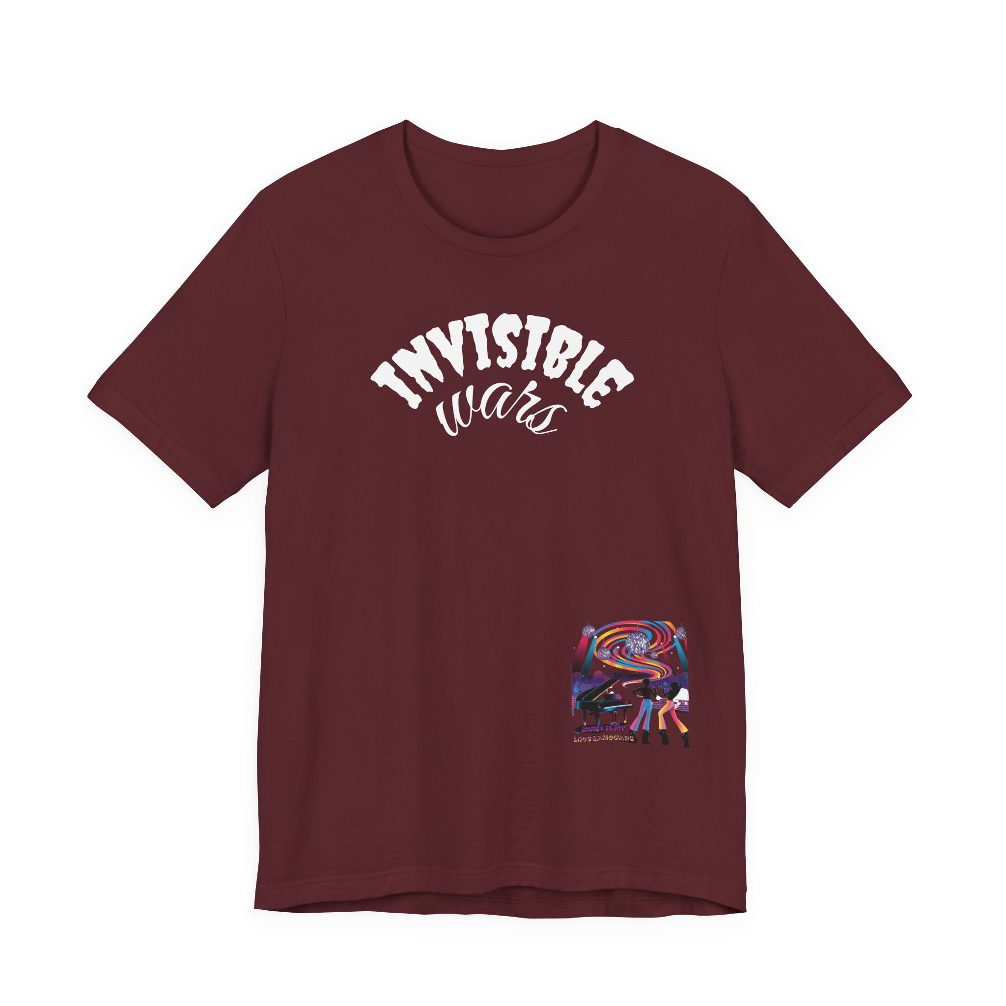 Women Invisible Wars T-shirt - Music is my Love Language