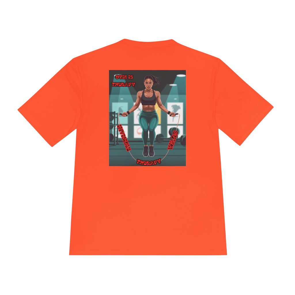 Women Fitness Graphic Shirt — Gym is Therapy