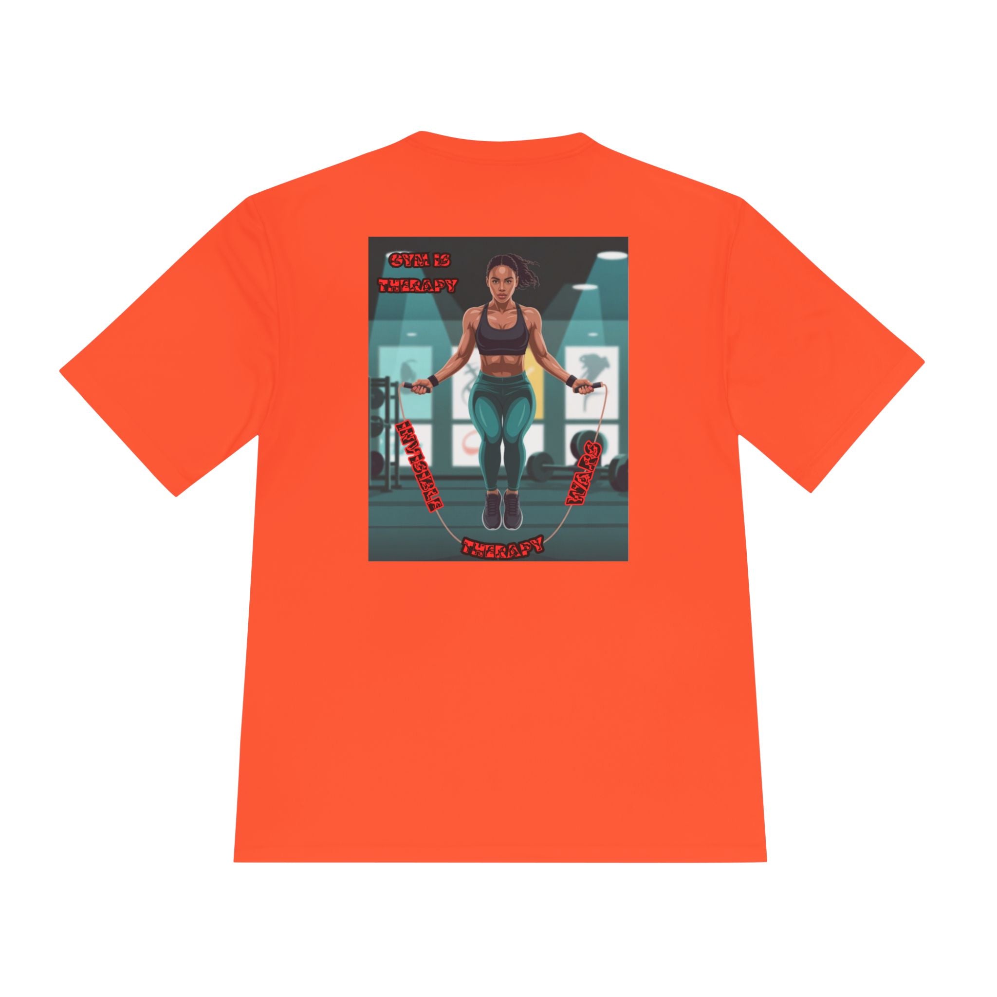 Women Fitness Graphic Shirt — Gym is Therapy